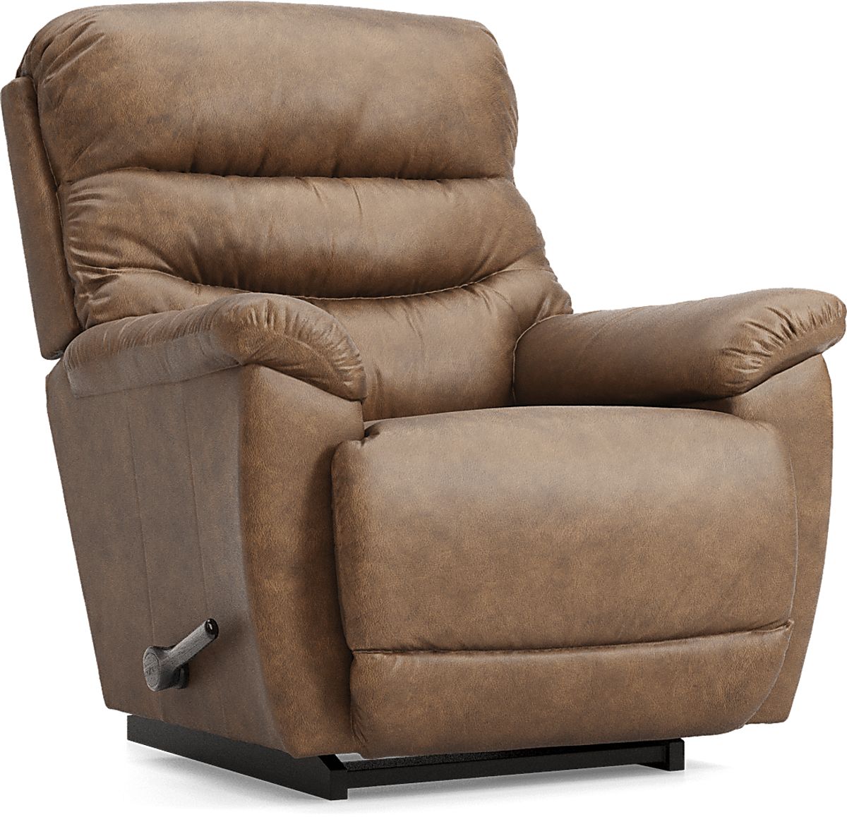 La Z Boy Joshua Chestnut Brown Polyester Fabric Rocker Recliner