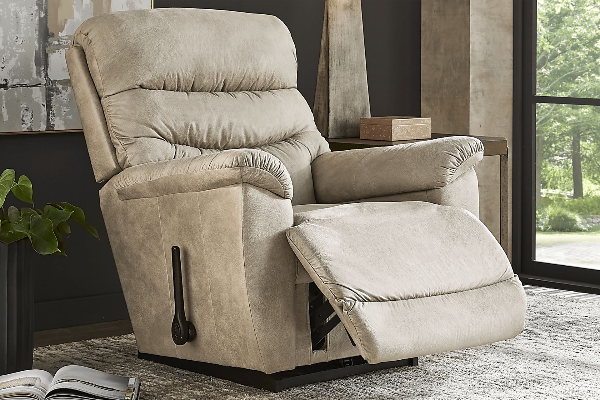 La-Z-Boy Joshua Gray Rocker Recliner - Image 11