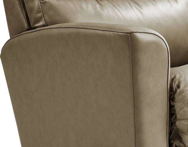 La-Z-Boy Liam II Beige Leather Rocker Recliner - Thumbnail - Image 3