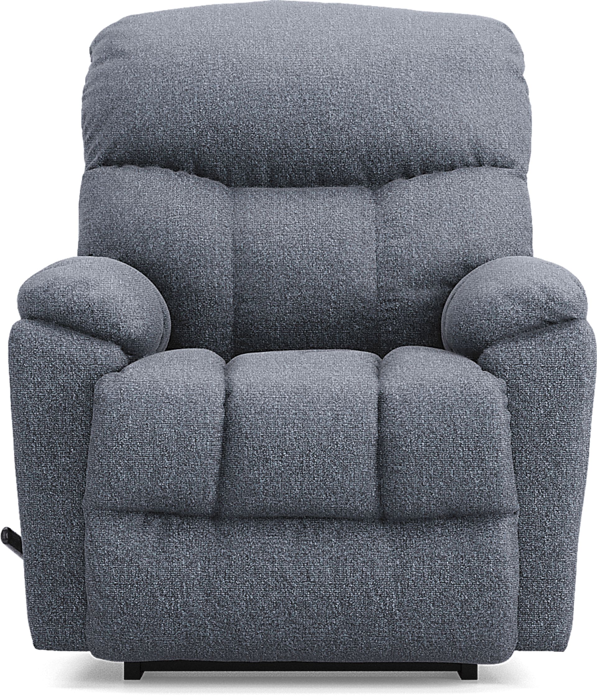 La-Z-Boy Morrison I Slate Blue Polyester Fabric Rocker Recliner