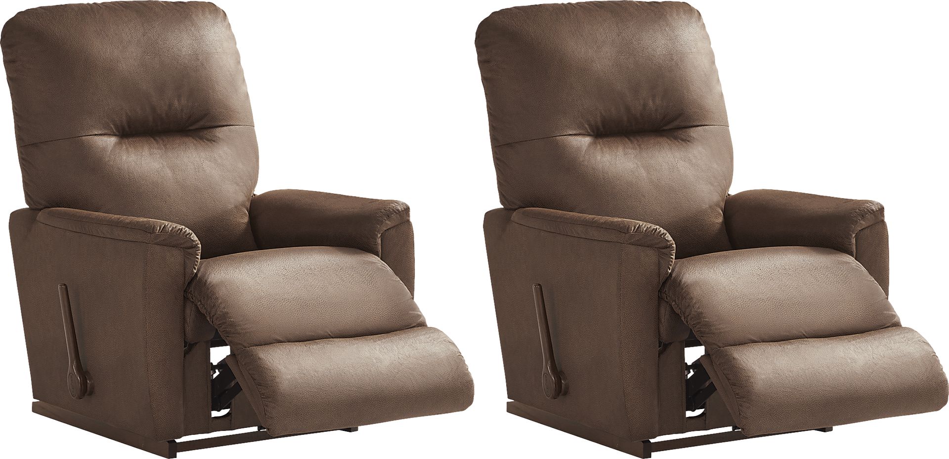 La-Z-Boy Neptune Brown Rocker Recliner (Set of 2) - Image 1