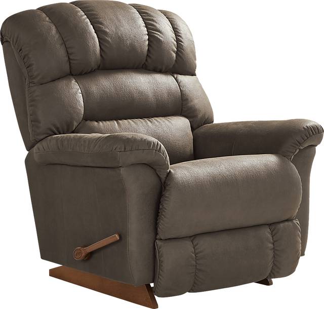 La-Z-Boy Randell Gray Rocker Recliner - Thumbnail - Image 4
