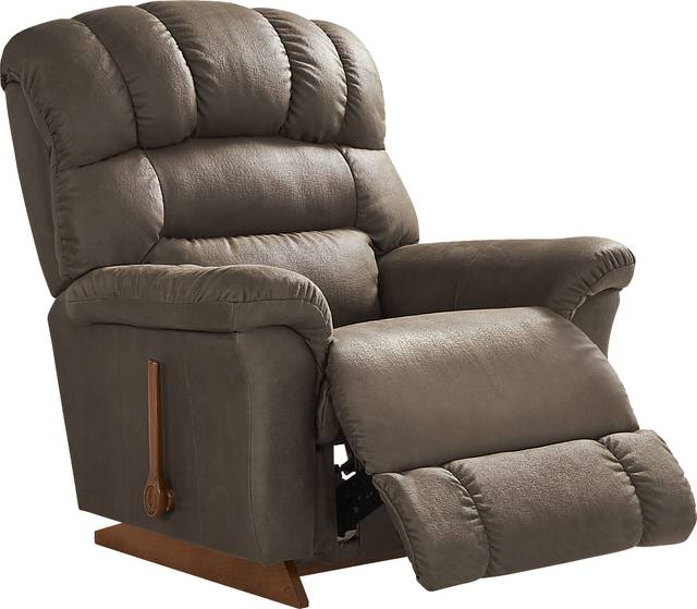 La-Z-Boy Randell Gray Rocker Recliner - Thumbnail - Image 1