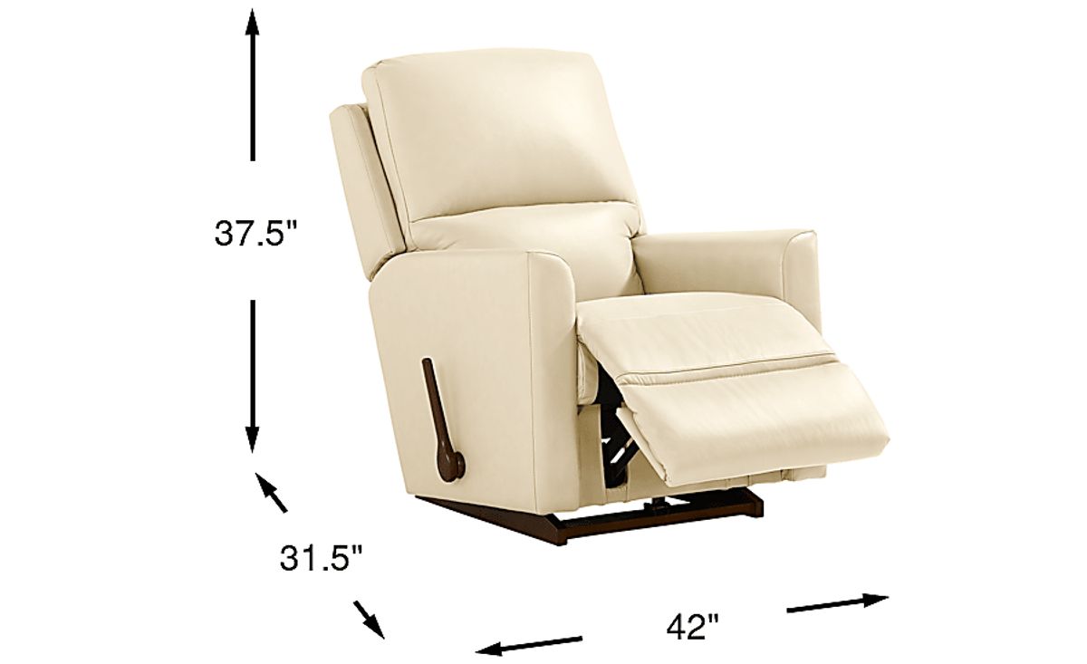 La-Z-Boy Wynne I Ivory Beige Manual Recliner | Rooms to Go