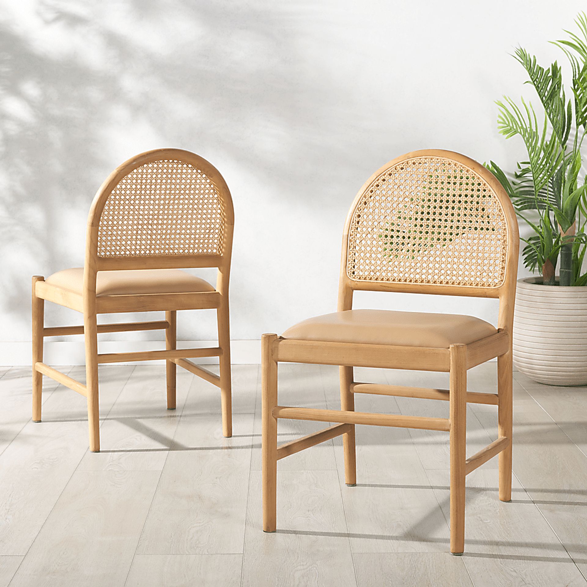 Laacad Tan Side Chairs, Set of 2 - Image 3