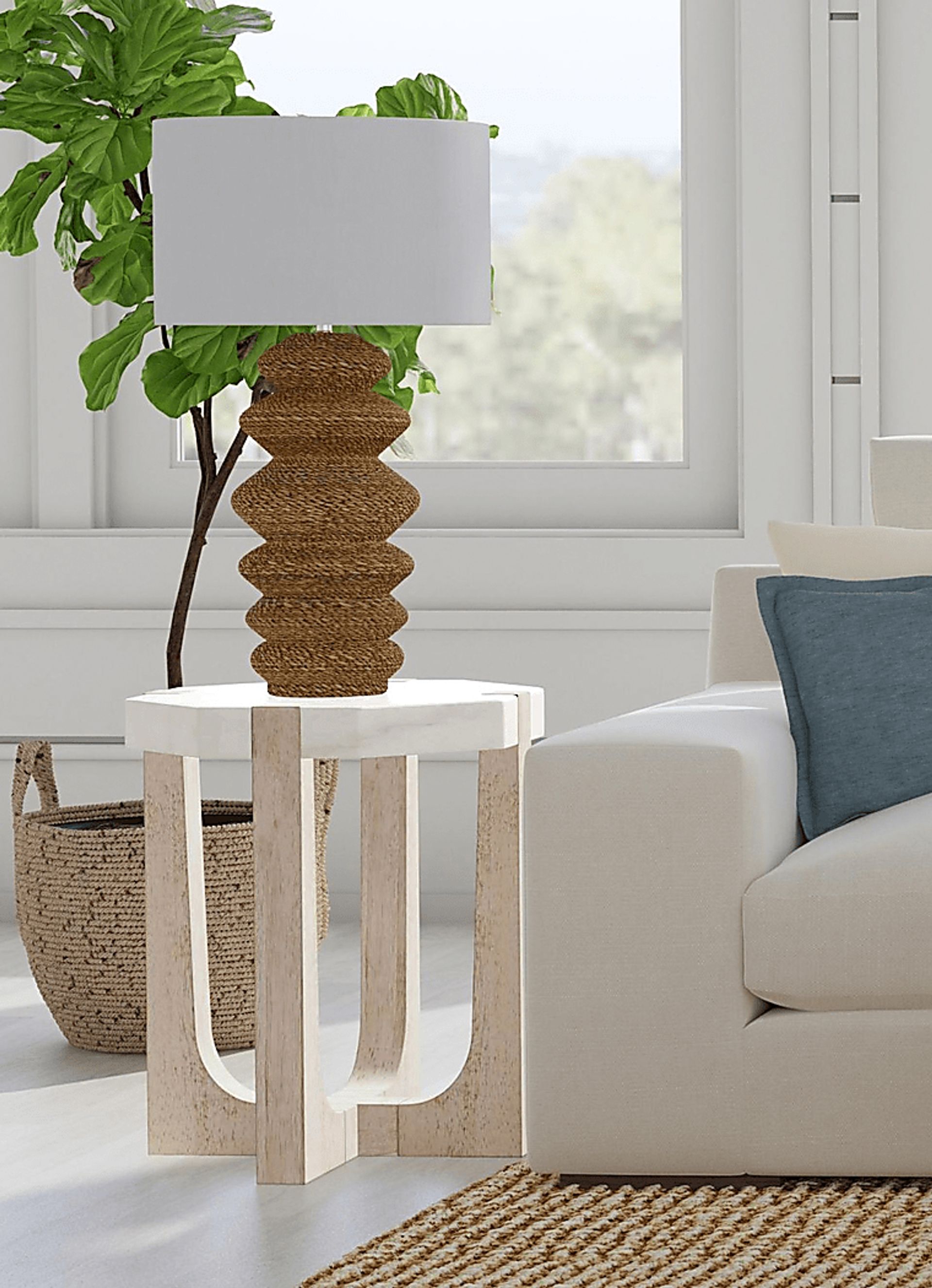 Labadine Brown Accent Table - Image 2