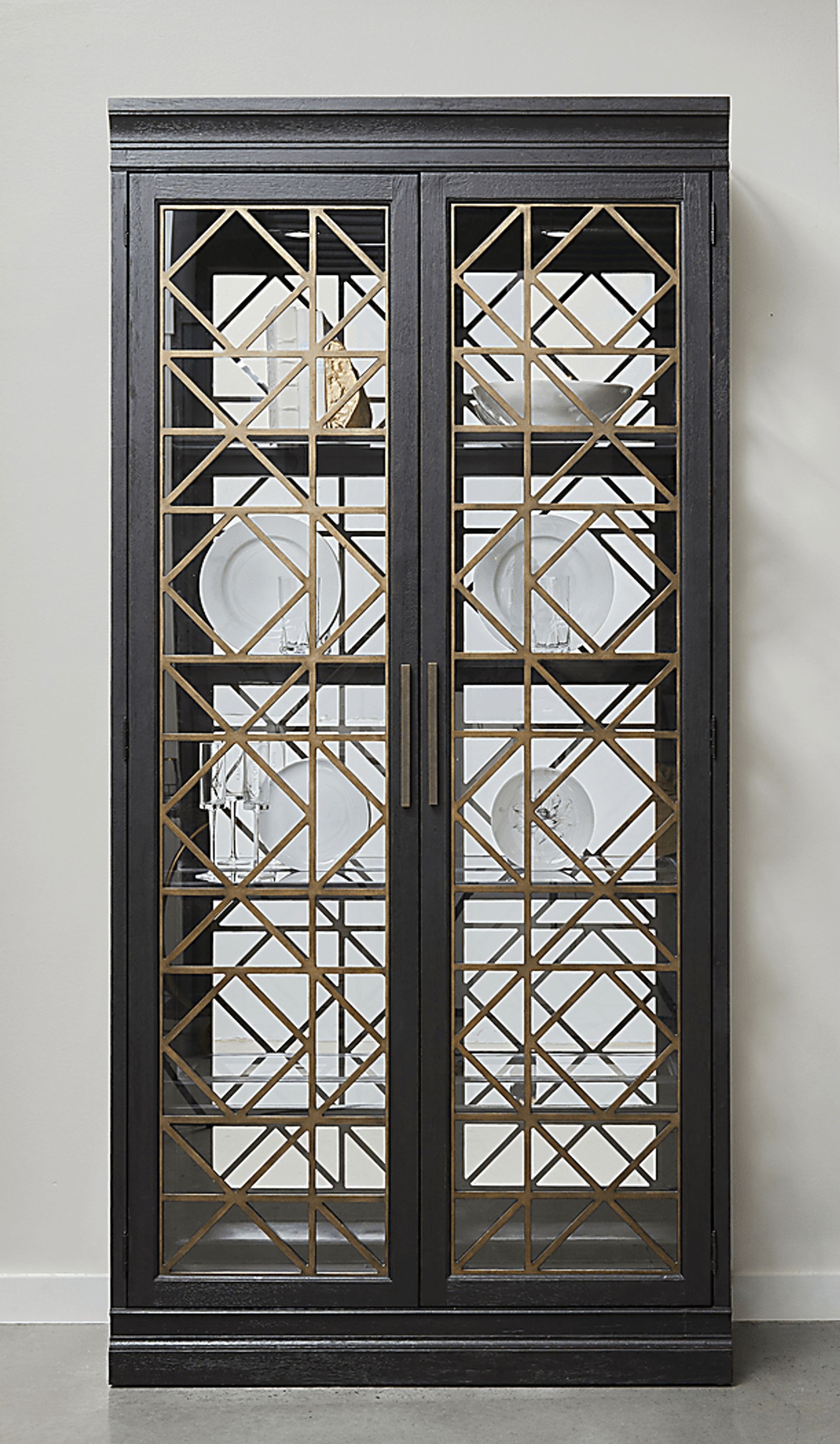 Labarre Black Display Cabinet - Image 2
