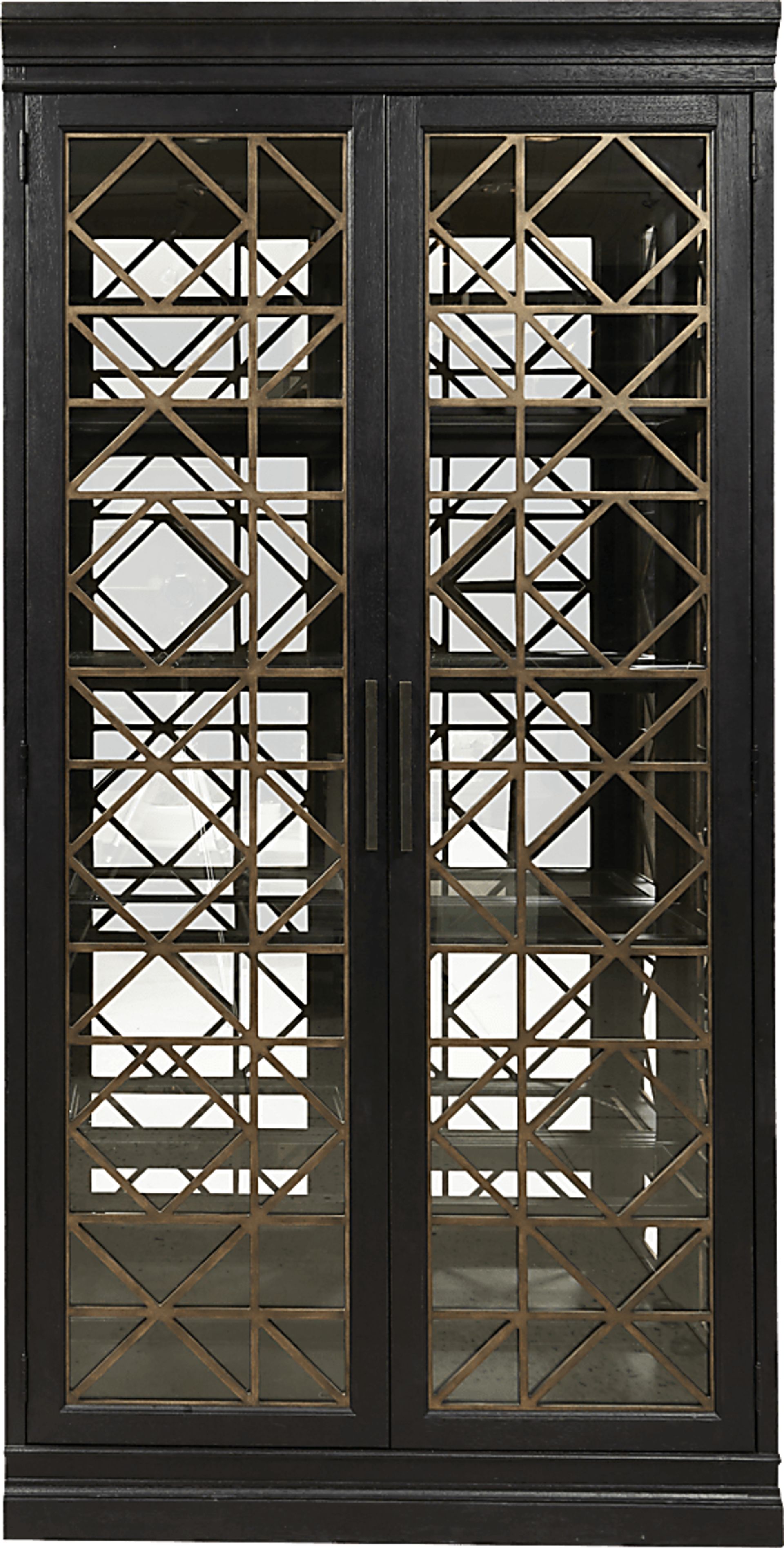 Labarre Black Display Cabinet - Image 4