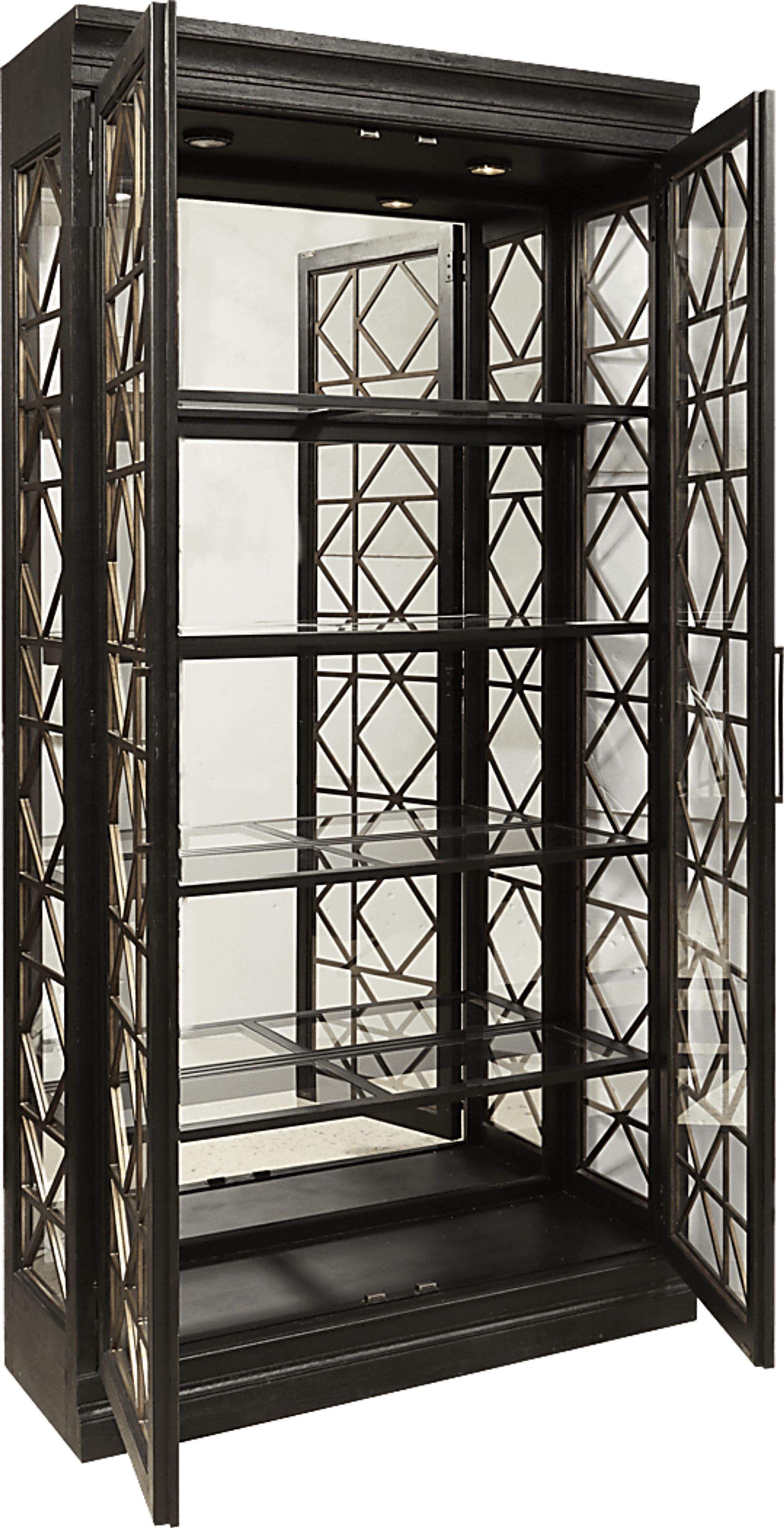 Labarre Black Display Cabinet - Image 5