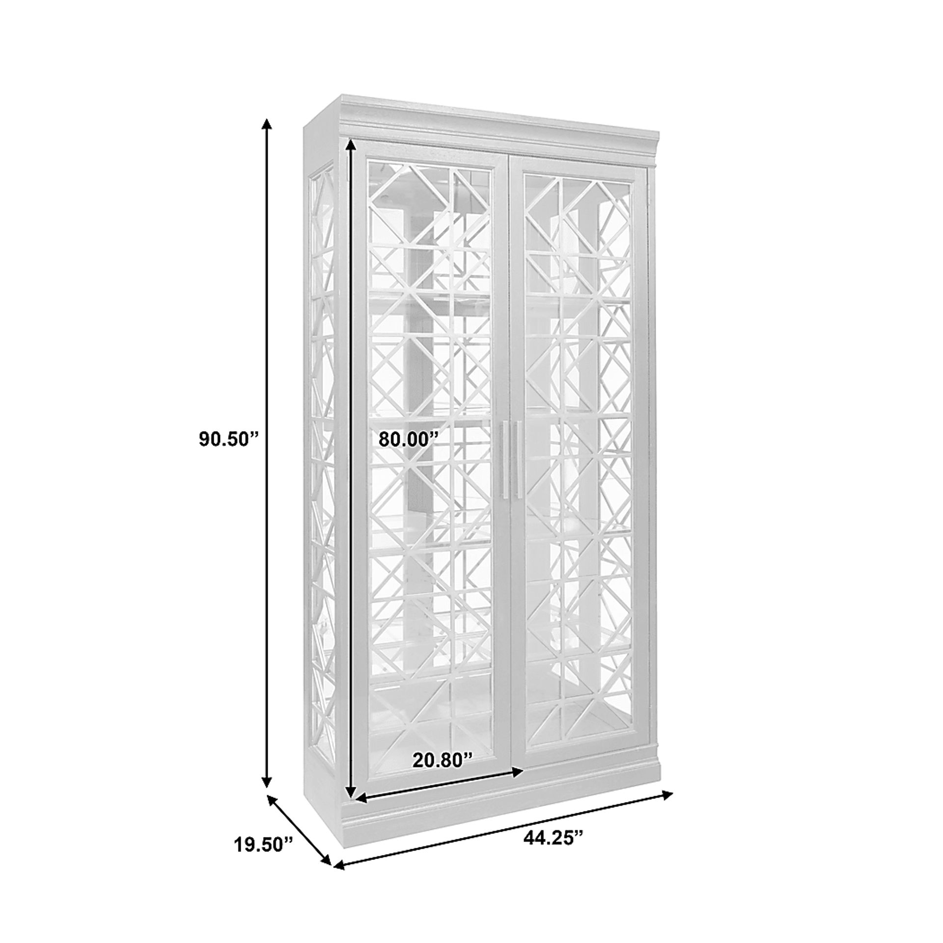 Labarre Black Display Cabinet - Image 9