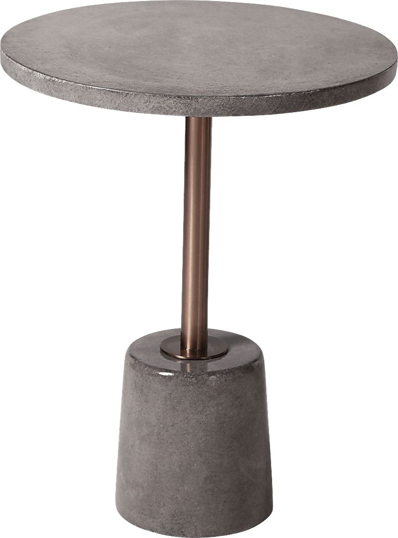 Laberta Gray Accent Table