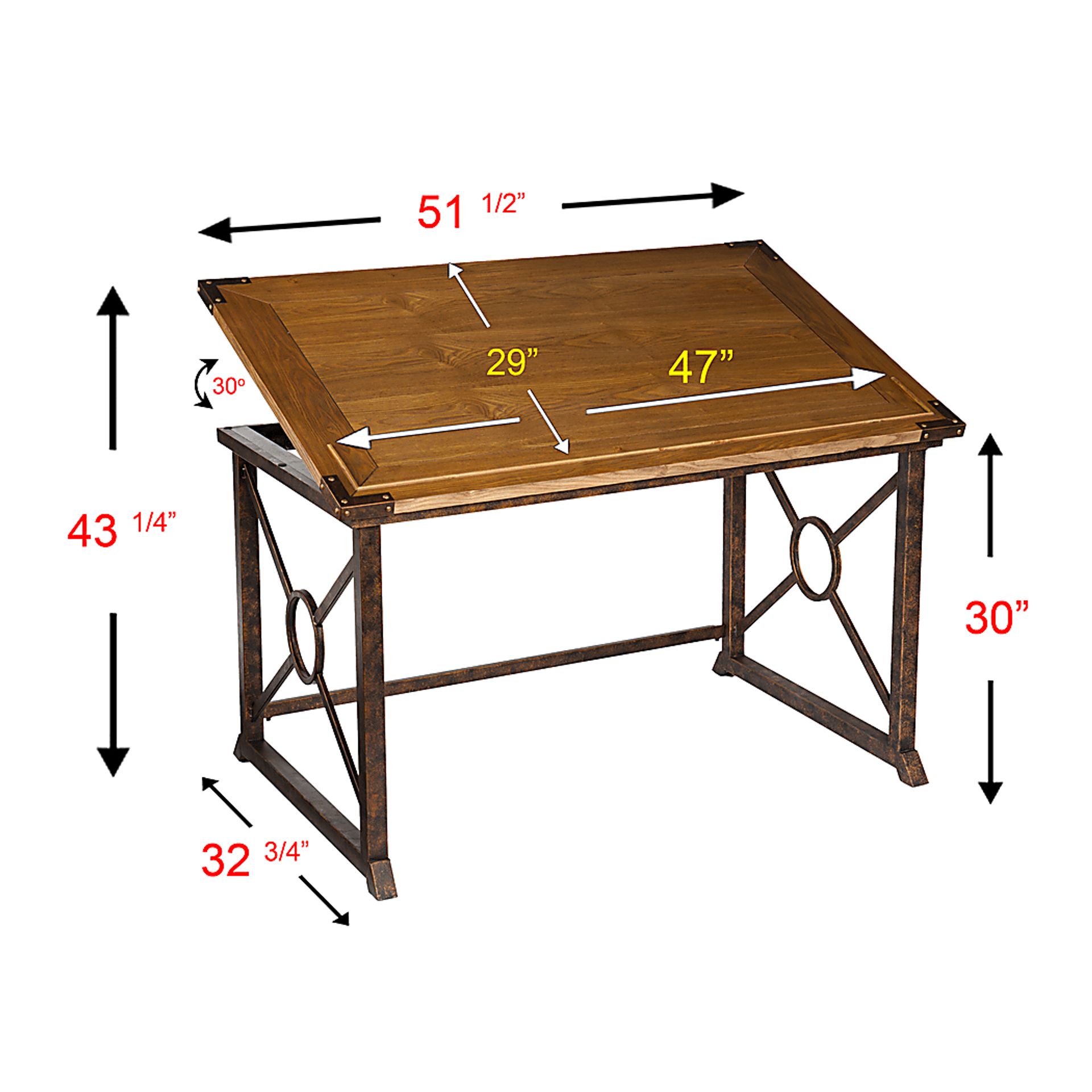 Labonne Brown Desk - Image 5
