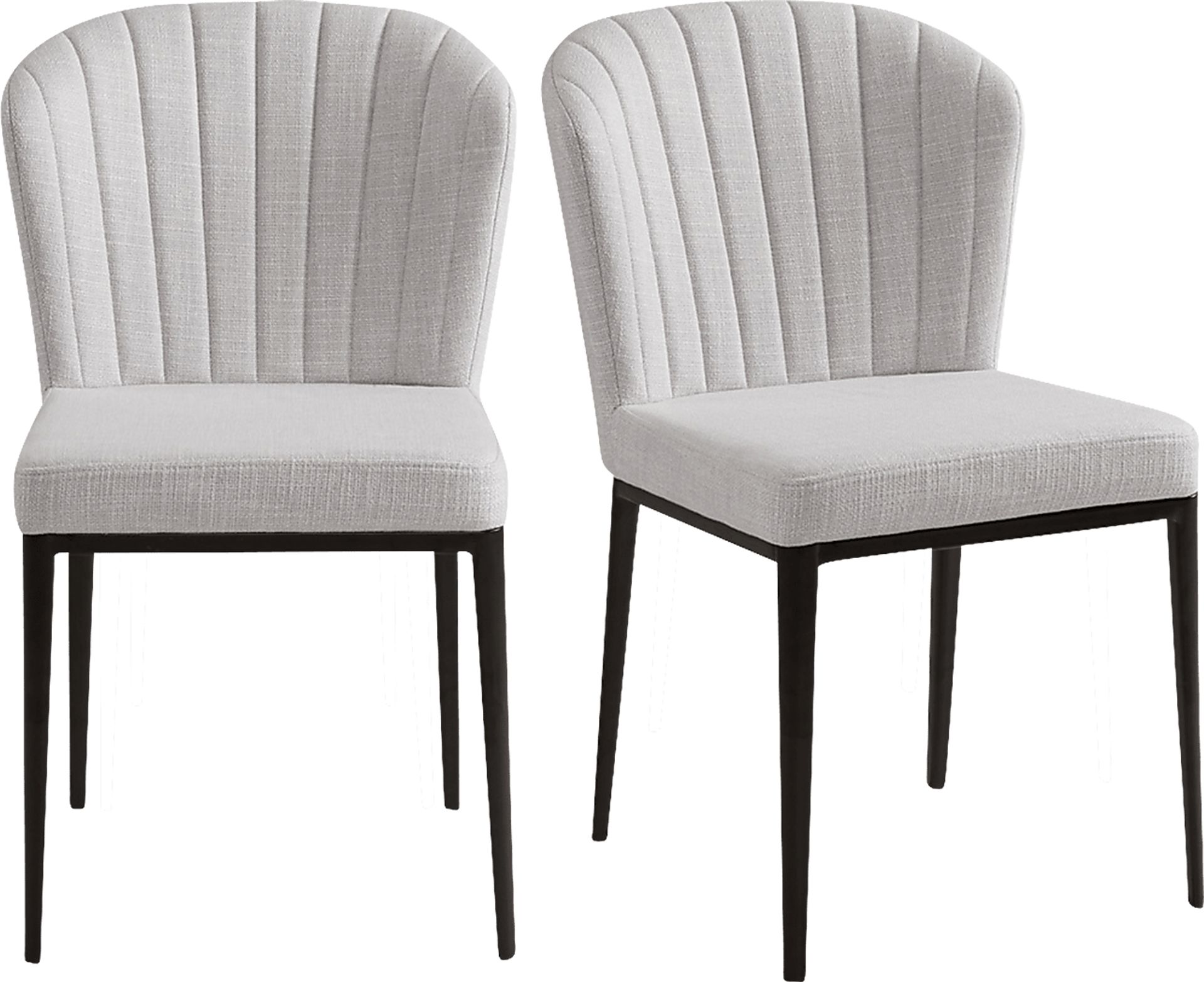 Labonte Gray Dining Chair, Set of 2 - Image 1