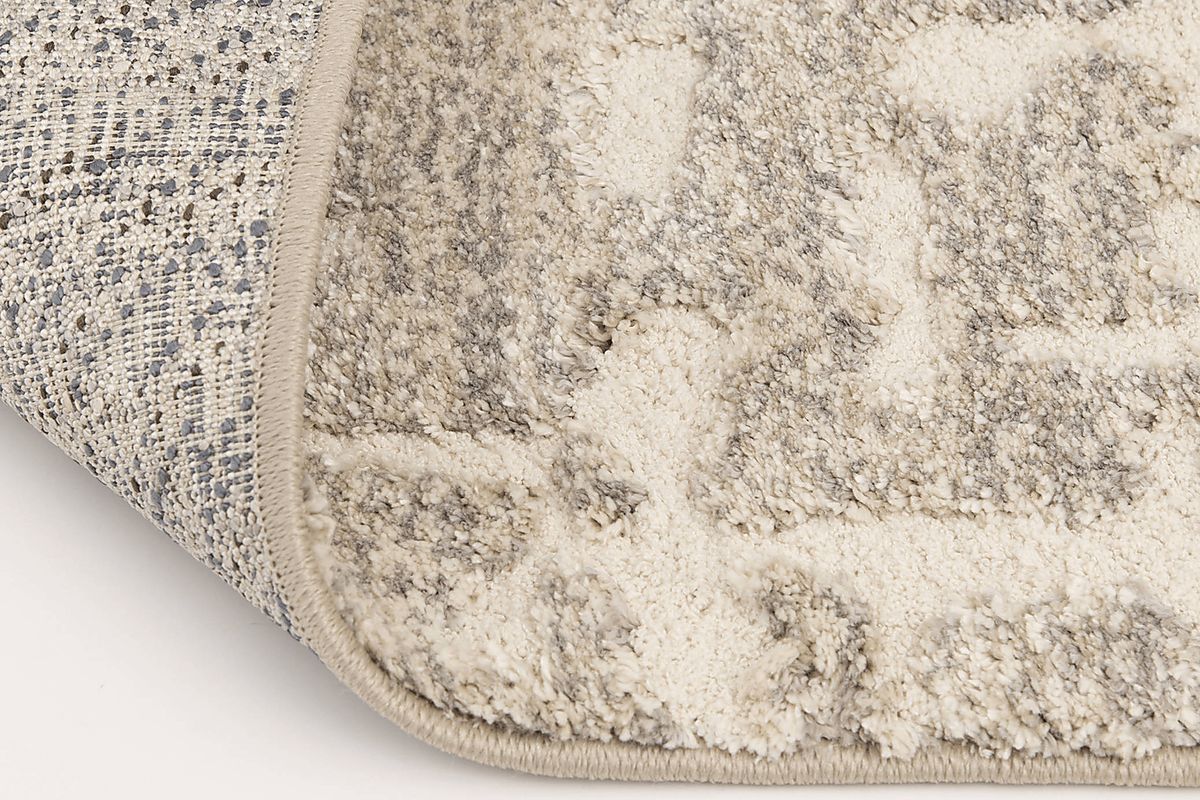 Labyrinth Beige Polypropylene Fabric Rug | Rooms to Go