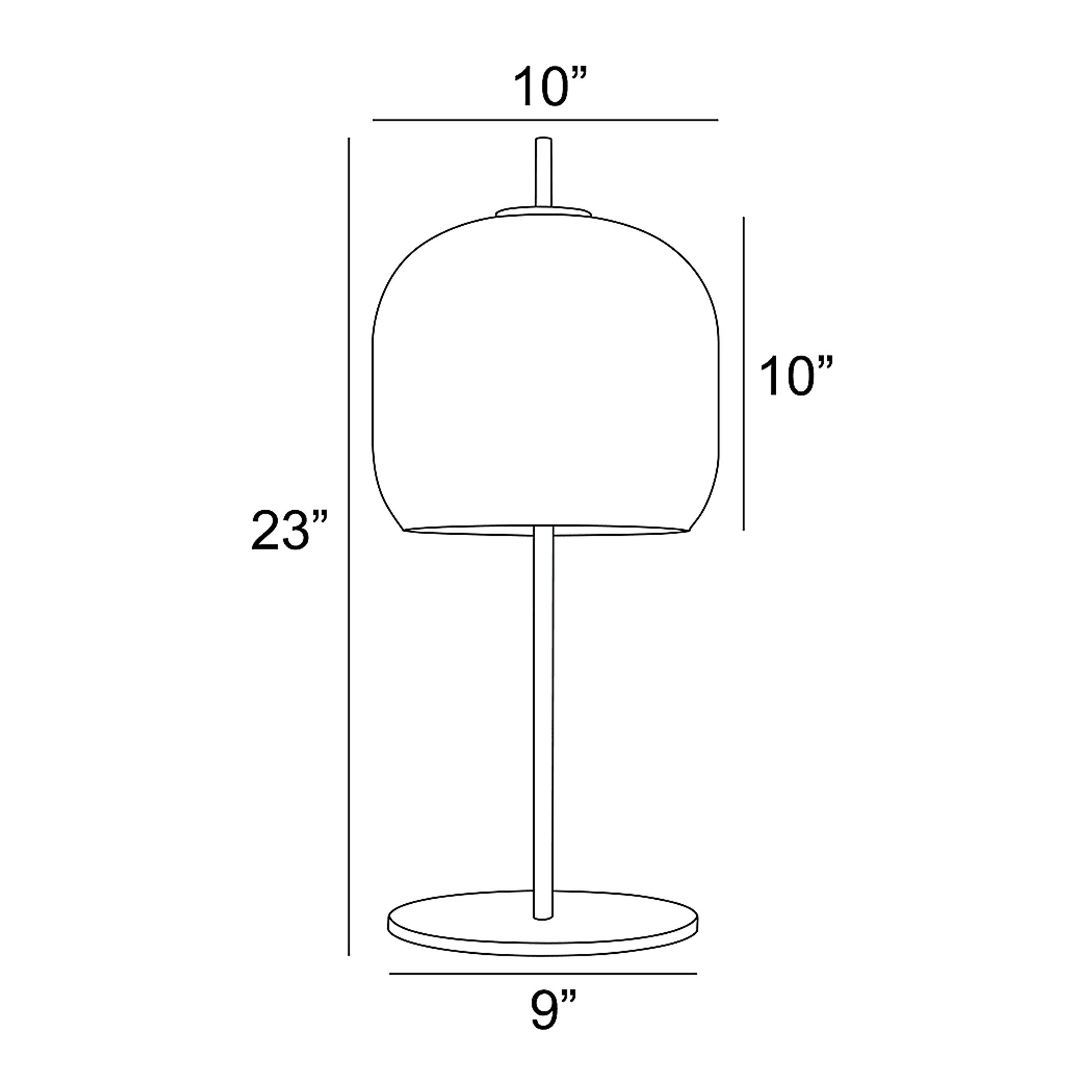 Lacewood Peak Gold Lamp - Image 4