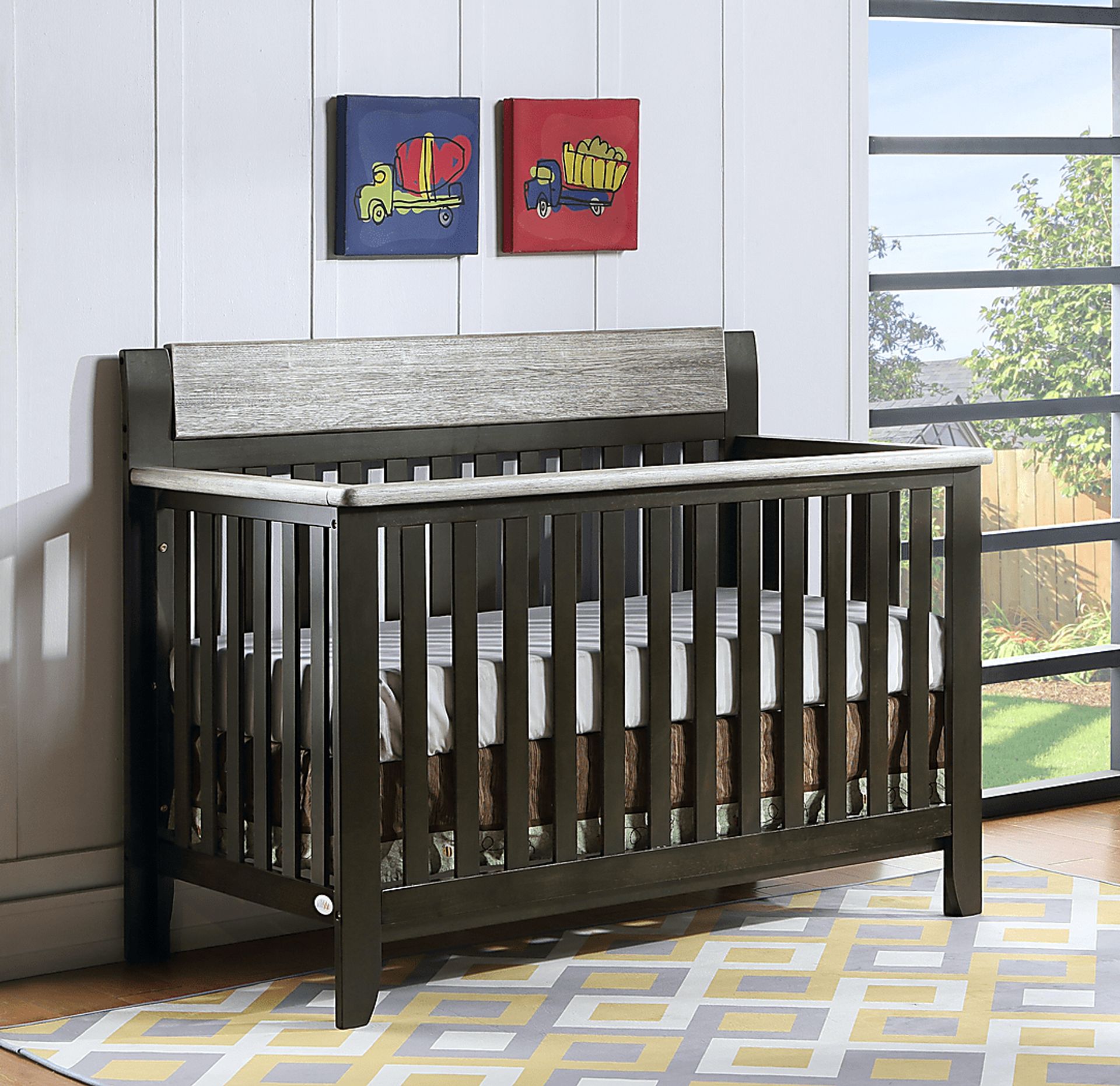 Lachlan Brown Convertible Crib - Image 8