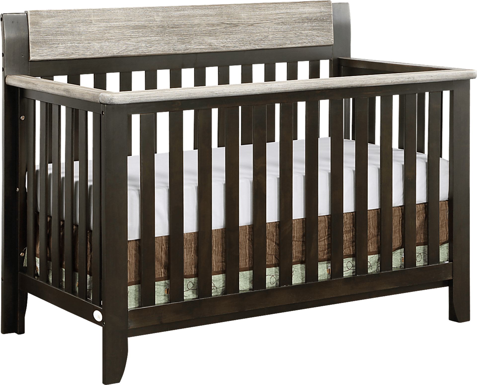 Lachlan Brown Convertible Crib - Image 1