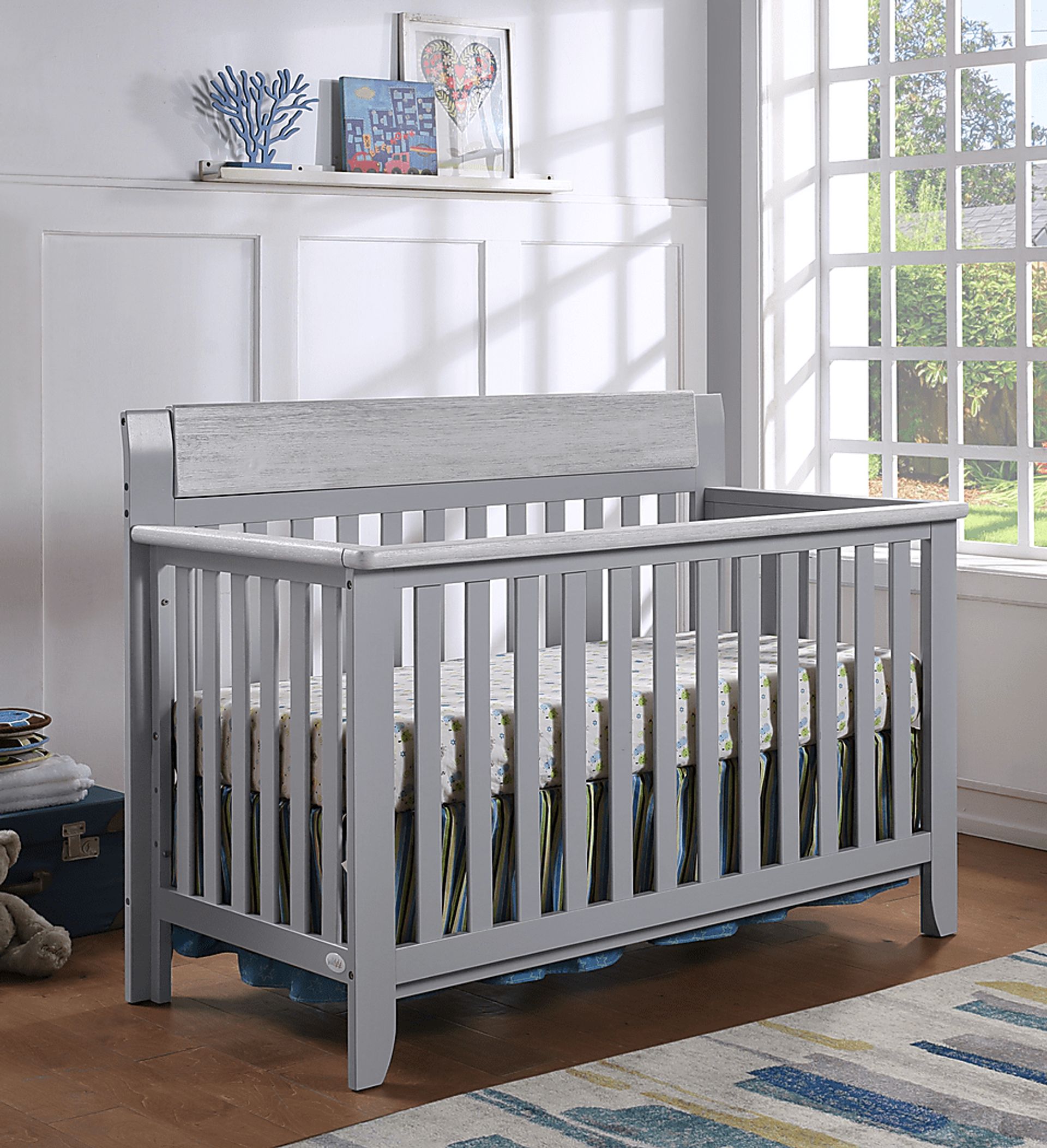 Lachlan Gray Convertible Crib - Image 7