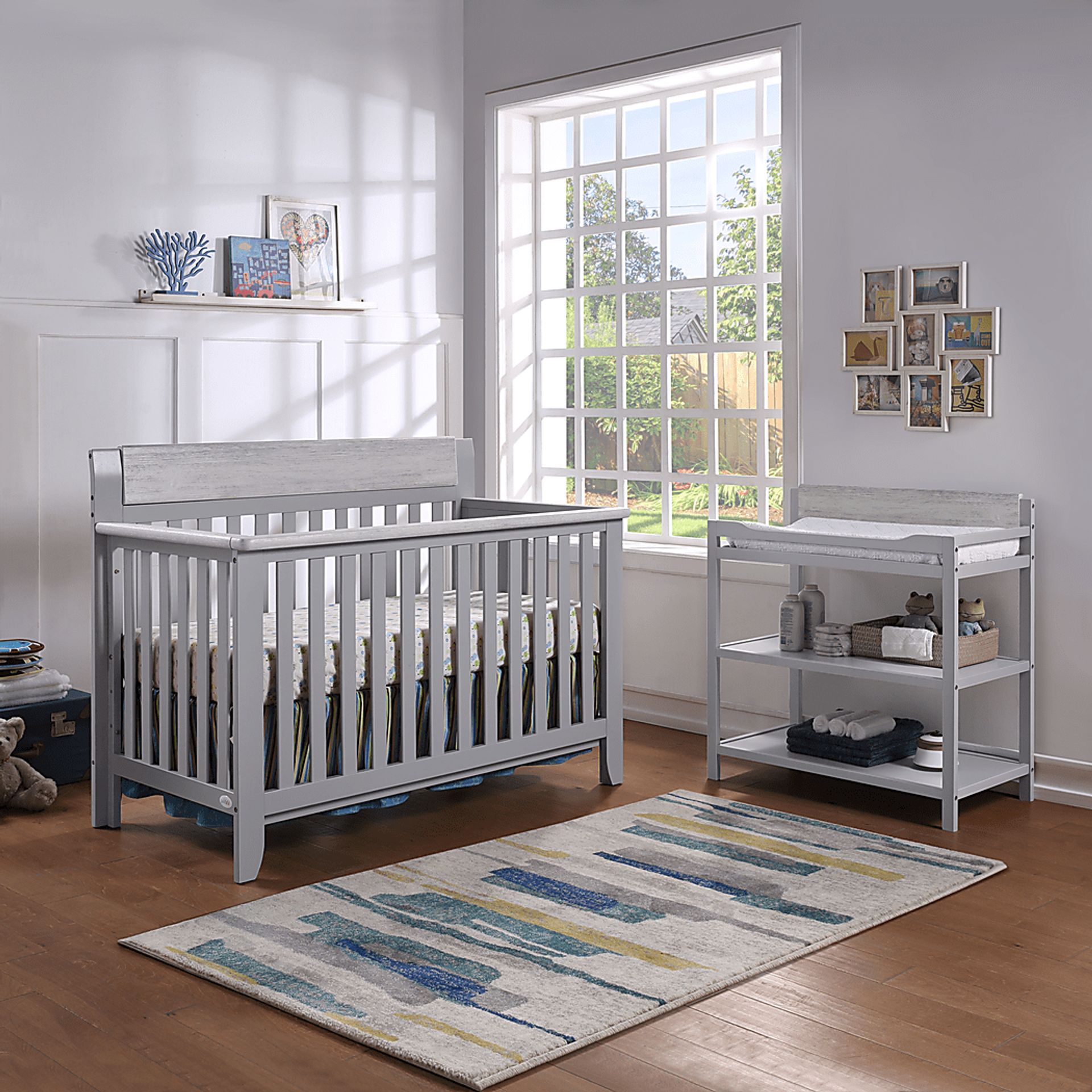 Lachlan Gray Convertible Crib - Image 8