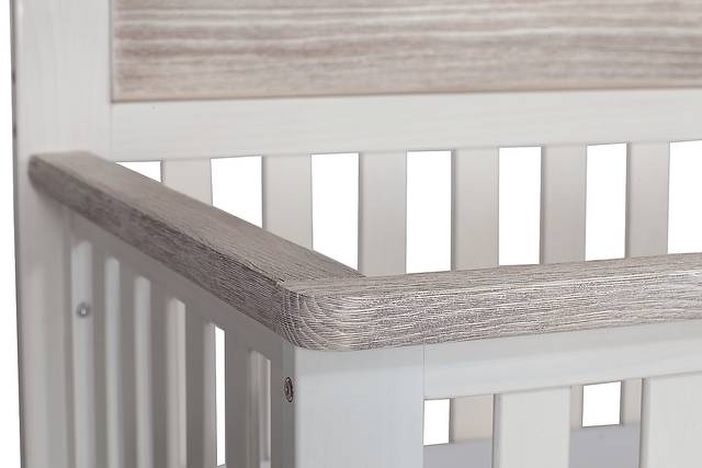 Lachlan White Convertible Crib with Toddler Rail - Thumbnail - Image 6