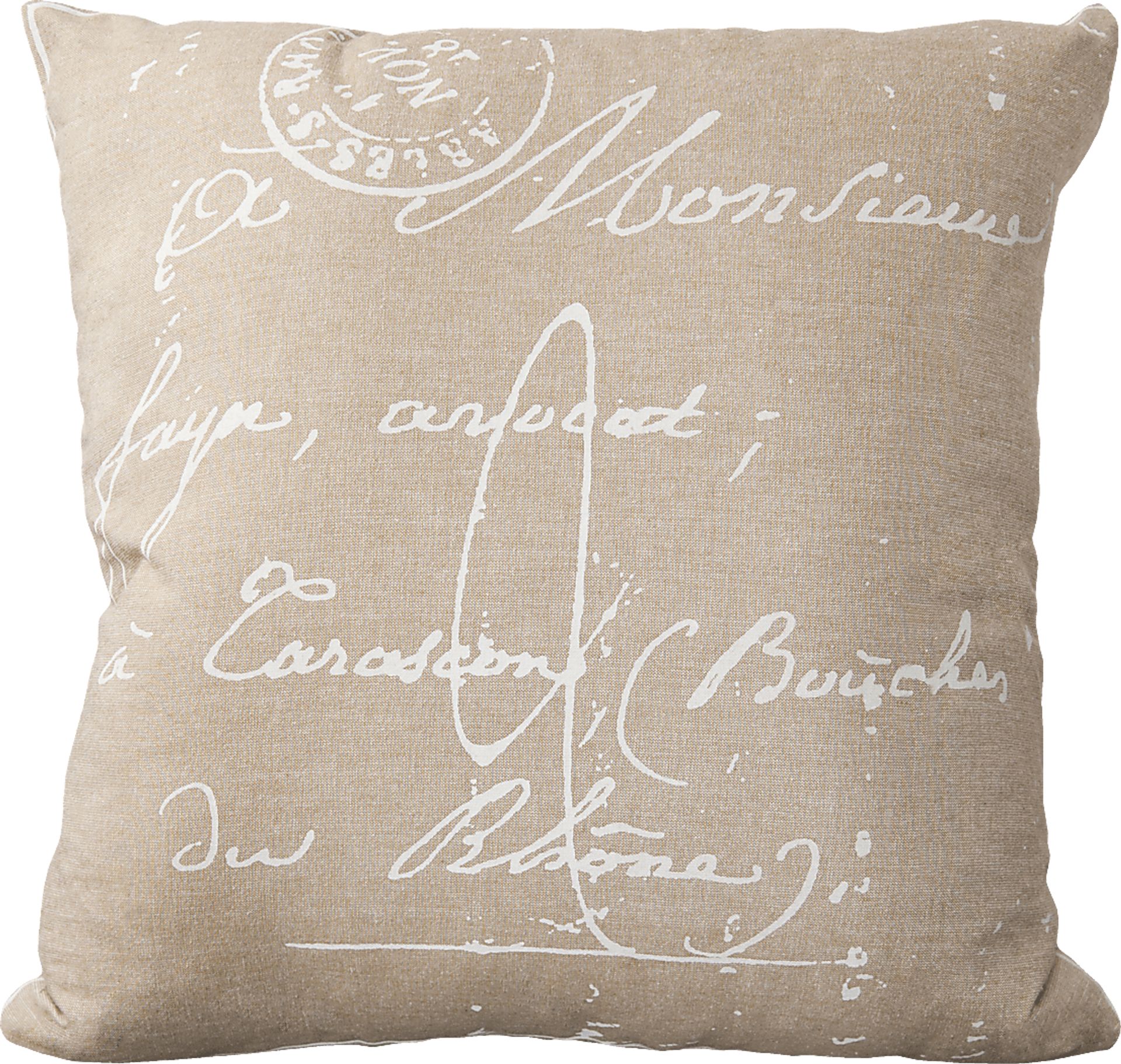 Lacine Beige Accent Pillow - Image 1