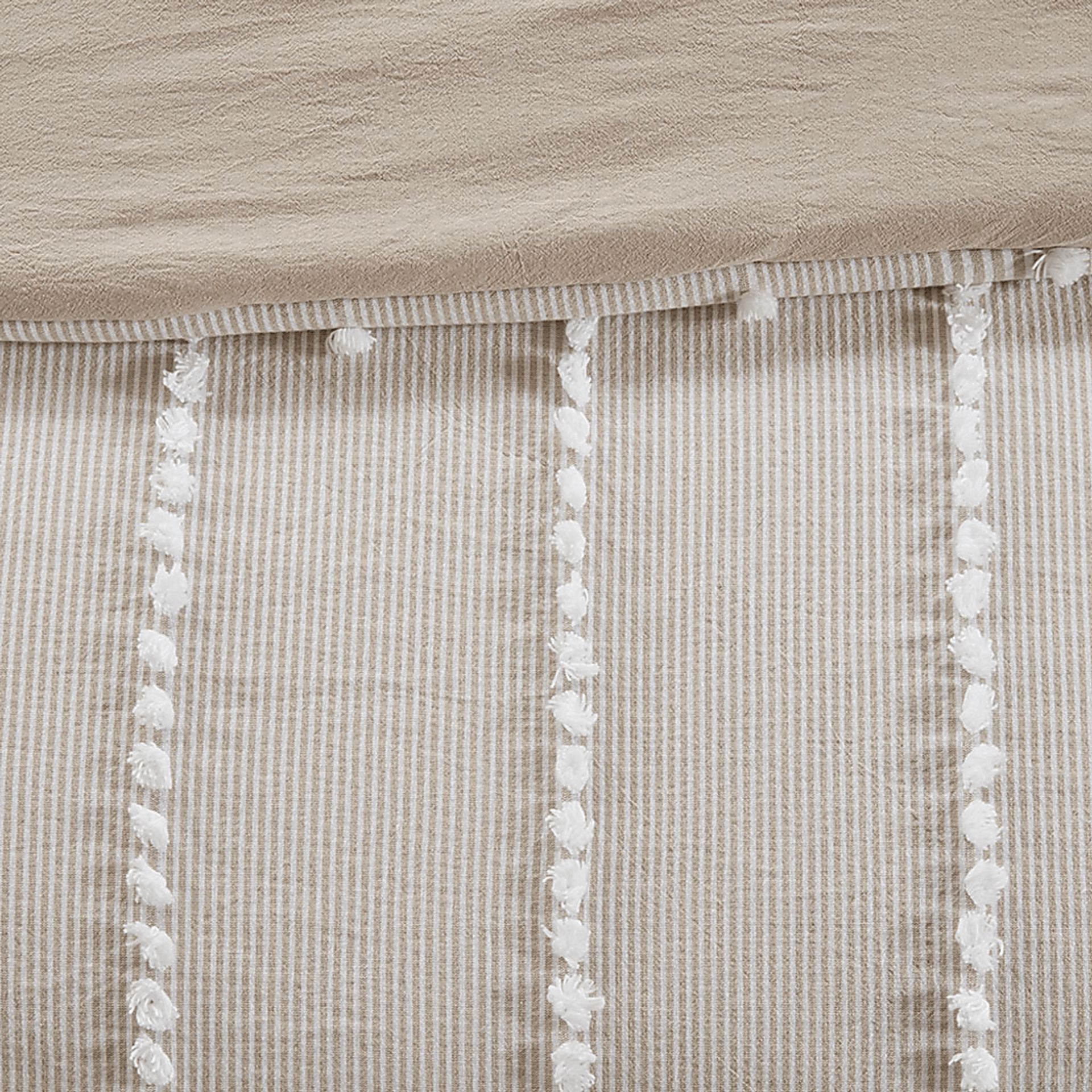 Lackender Taupe 3 Pc King/California King Comforter Set - Image 3