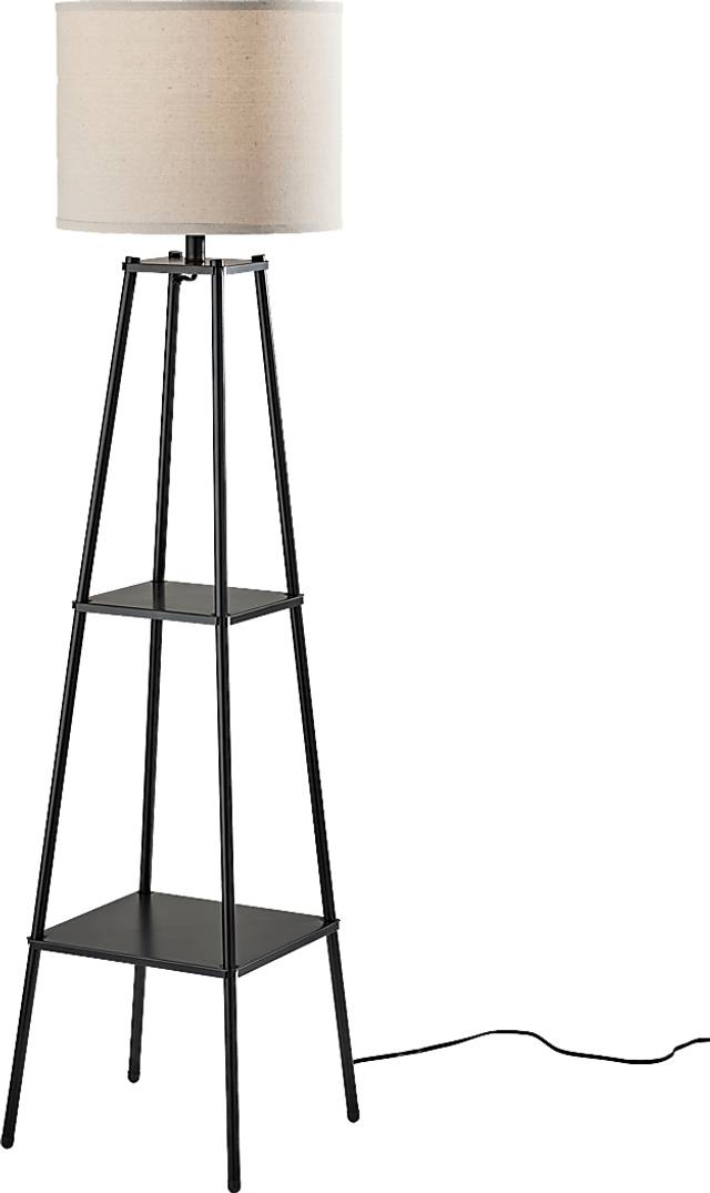 Lackland Estates Black Floor Lamp - Thumbnail - Image 1