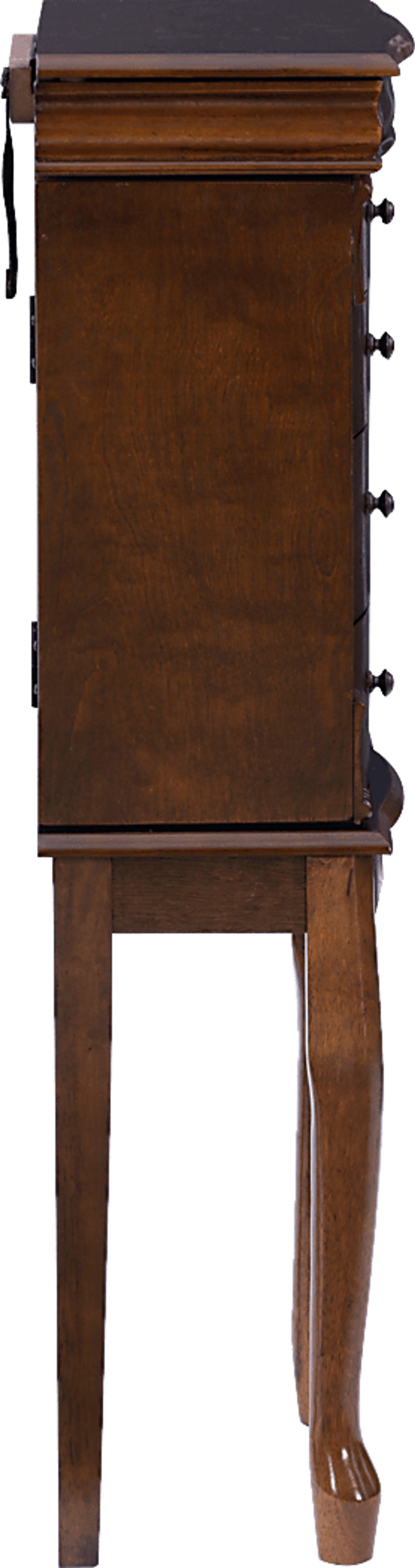 Lackyland Brown Jewelry Armoire - Image 5