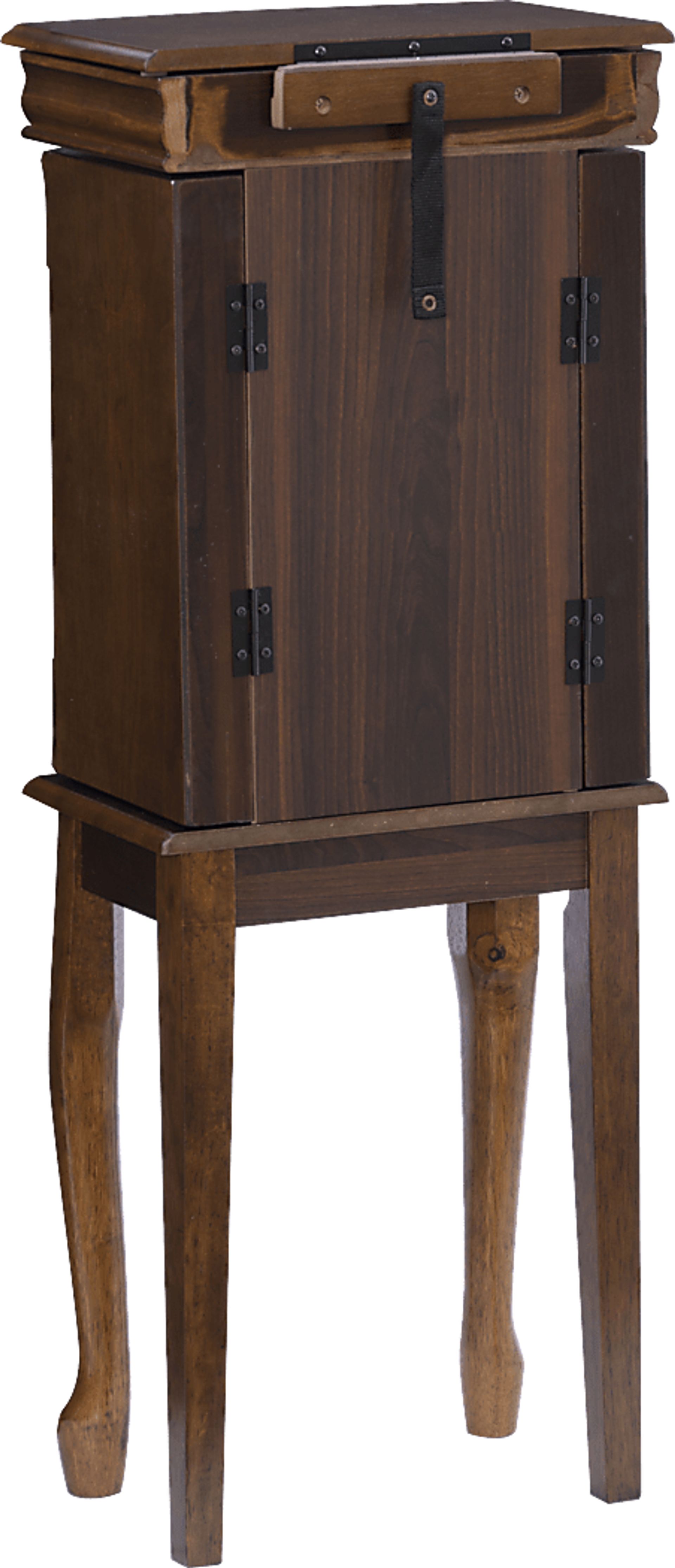 Lackyland Brown Jewelry Armoire - Image 6
