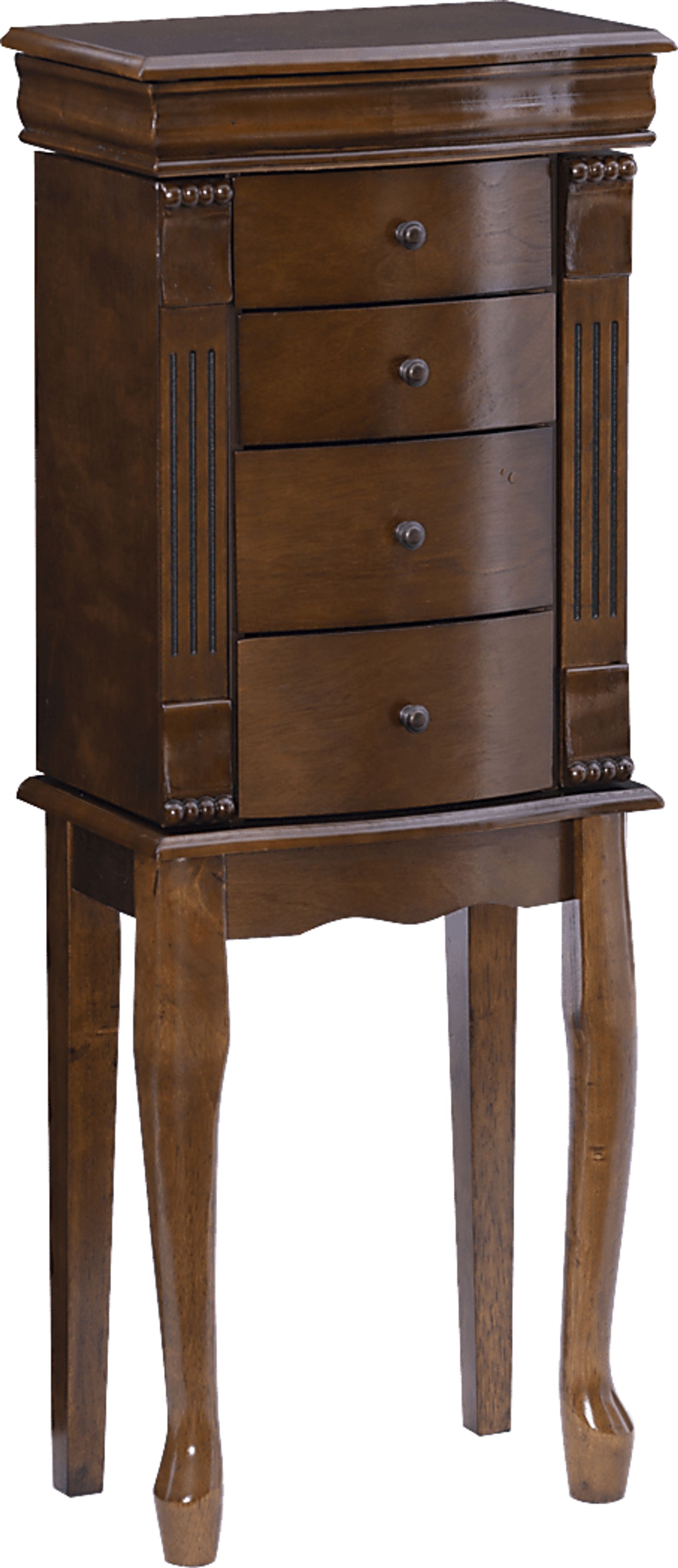 Lackyland Brown Jewelry Armoire - Image 1