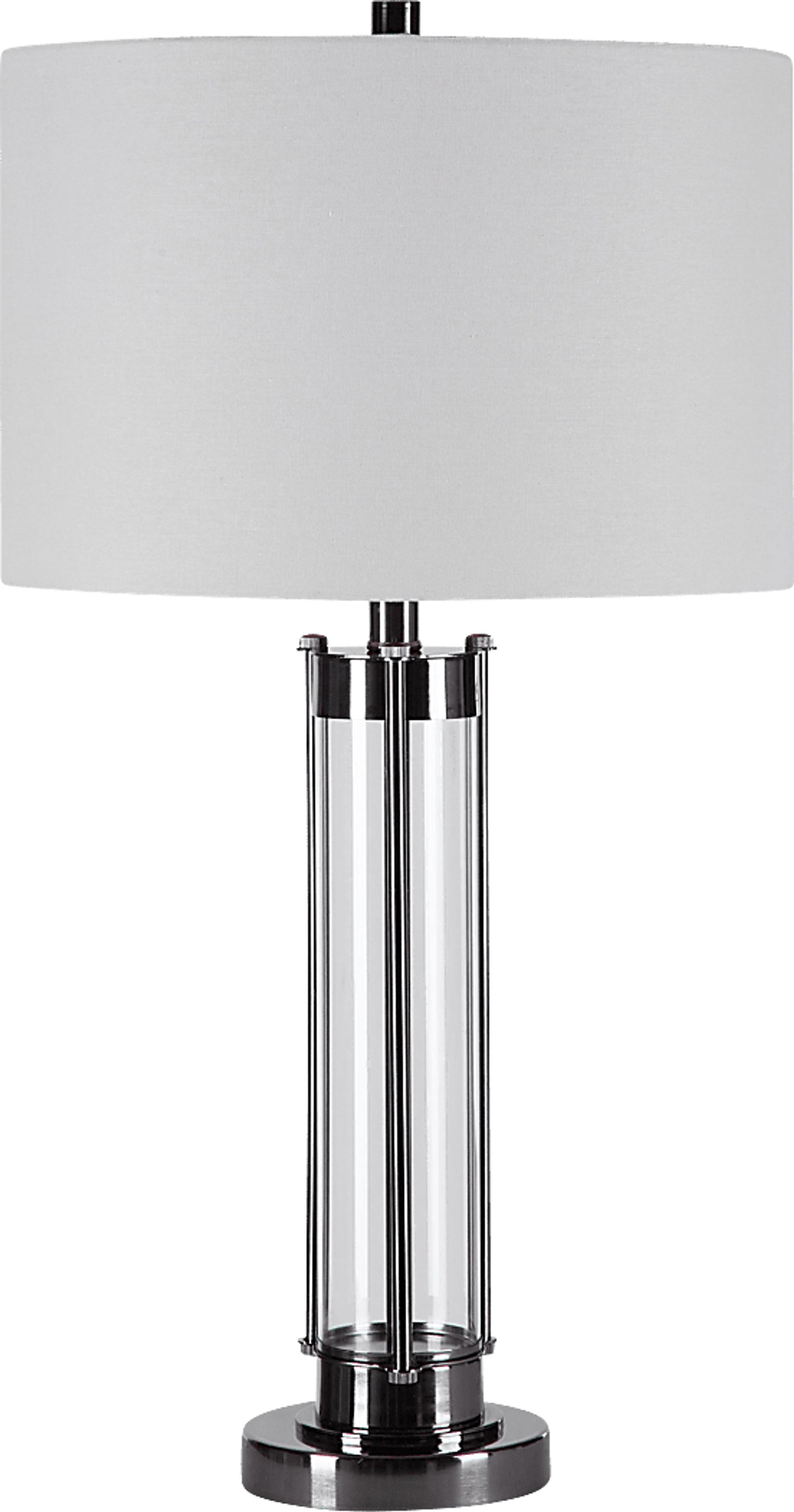 Lacon Post Nickel Lamp - Image 1