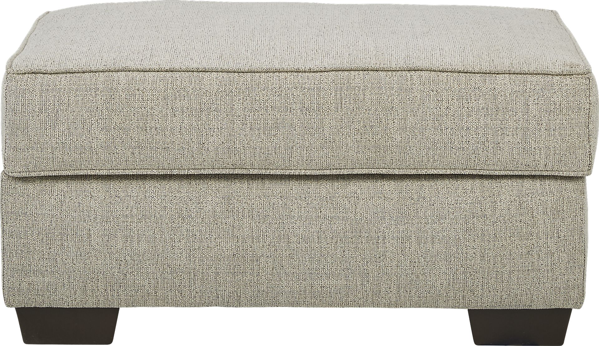 Laden Heights Beige Storage Ottoman - Image 2