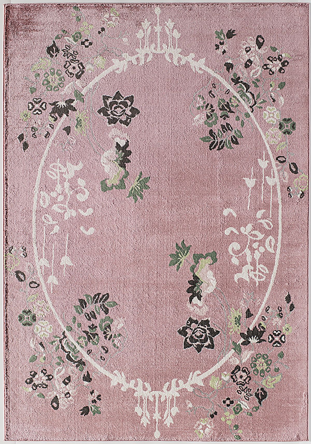 Ladinas Light Pink Rug | Rooms to Go