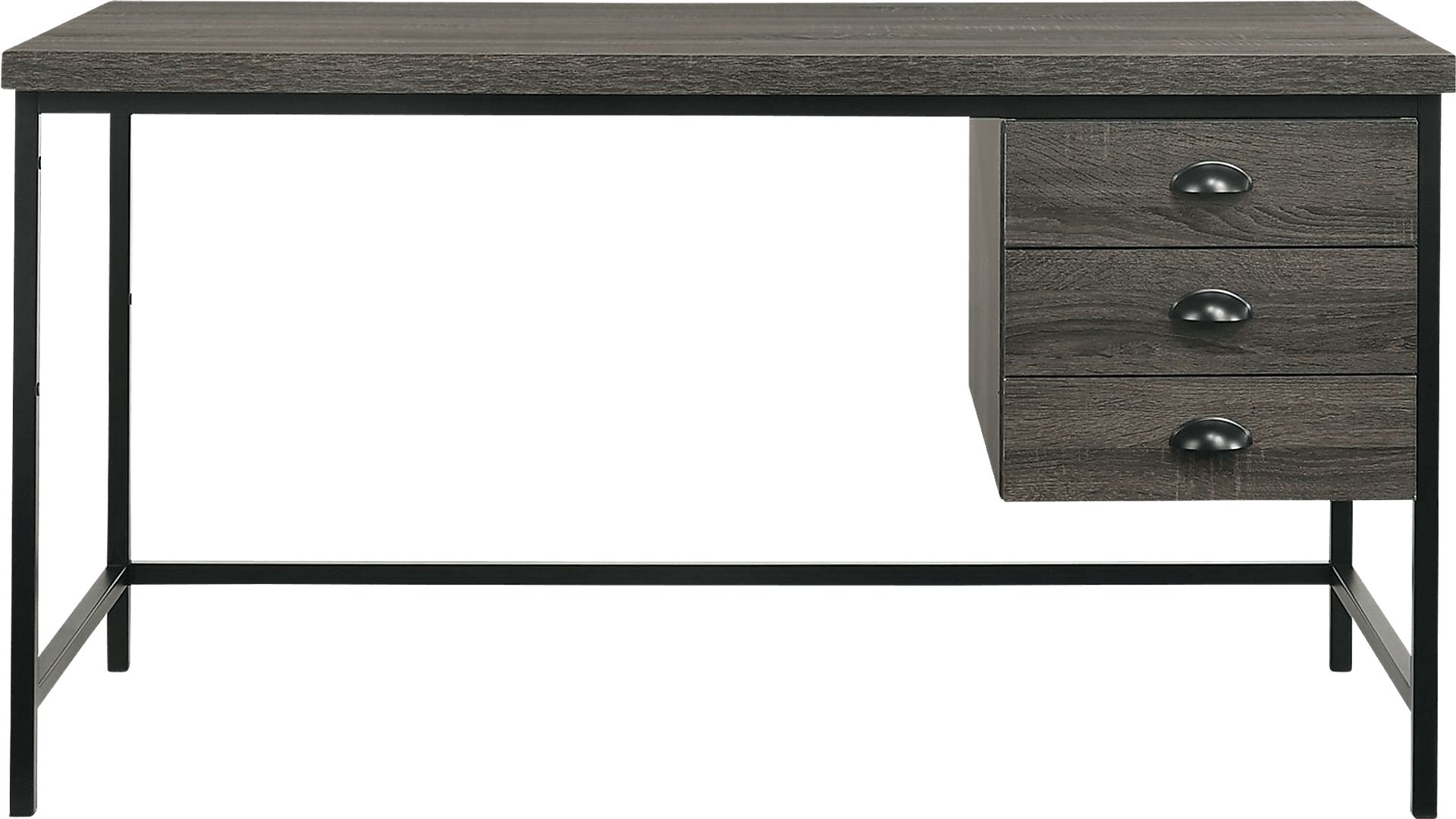 Ladoga Dark Gray Desk - Image 5