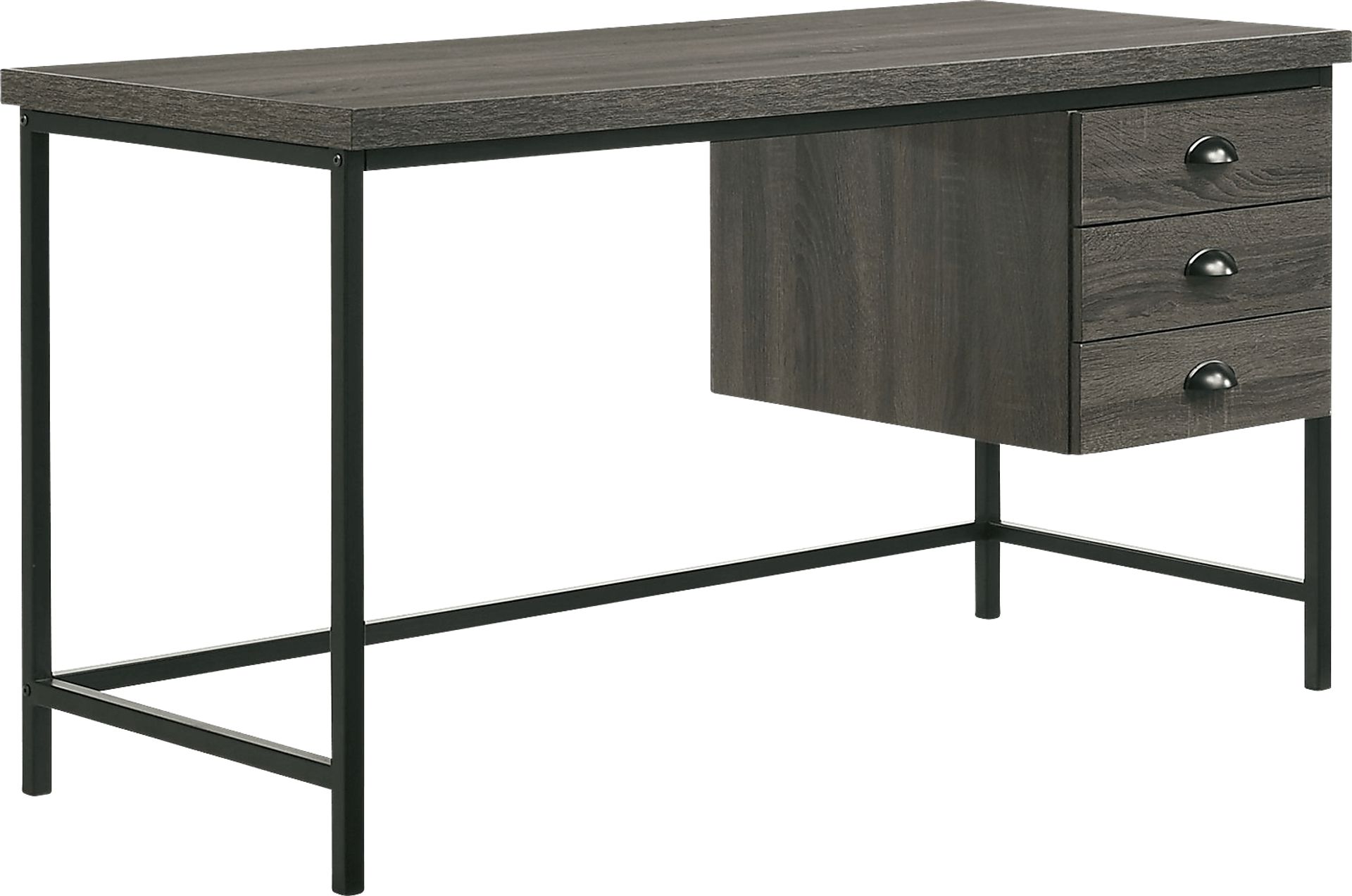 Ladoga Dark Gray Desk - Image 1