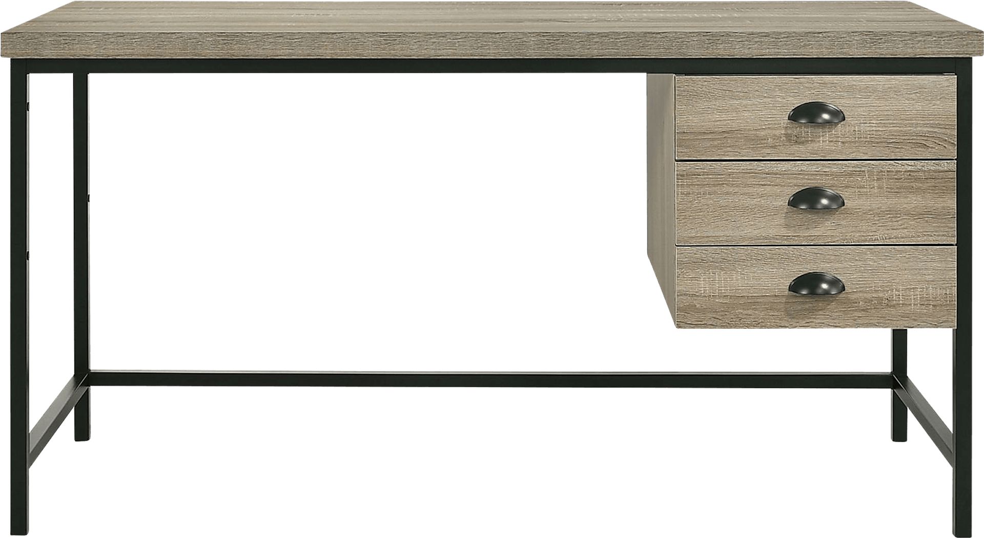 Ladoga Light Gray Desk - Image 3