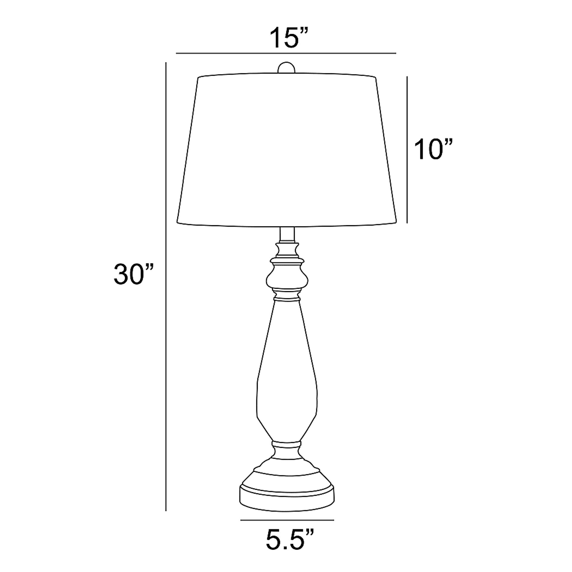 Ladoga Trail Brown Lamp Set of 2 - Image 5
