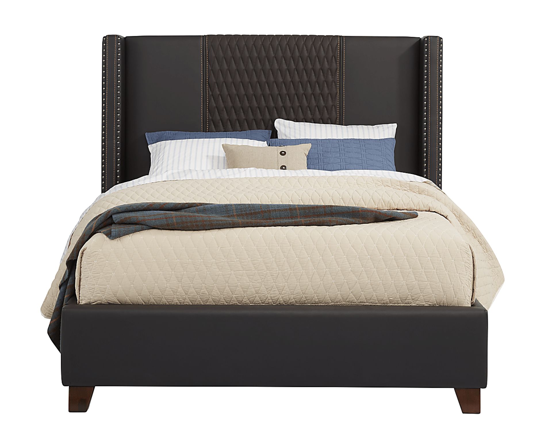 Ladona Maple 3 Pc Queen Upholstered Bed - Image 1