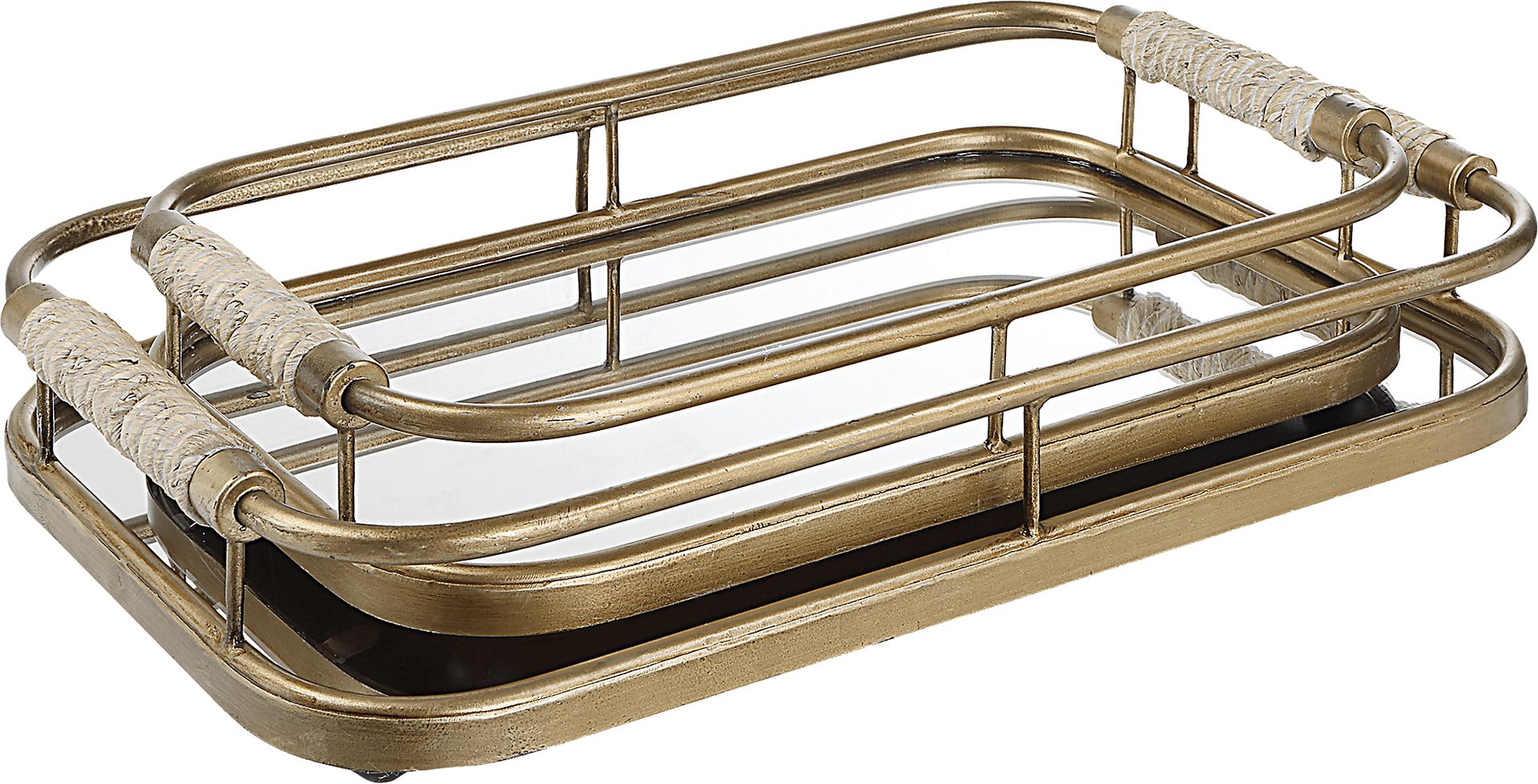 Ladrido Gold Tray, Set of 2 - Image 4