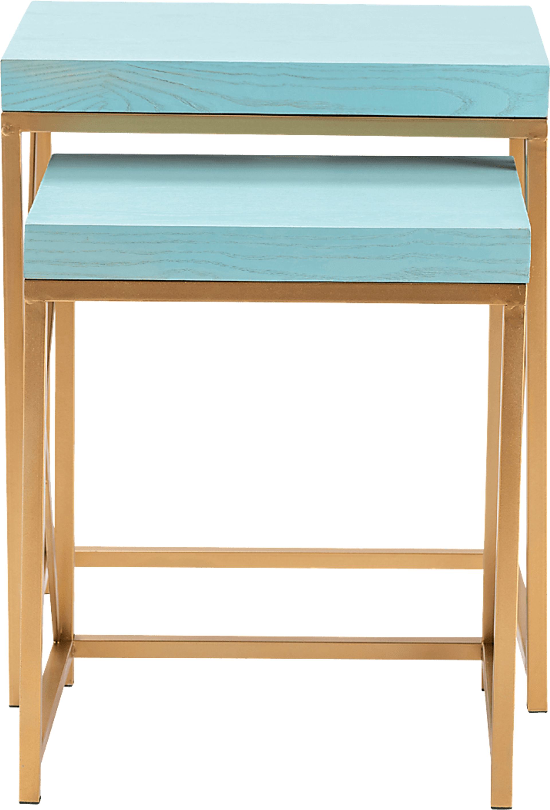 Ladurl Blue Nesting Tables, Set of 2 - Image 3