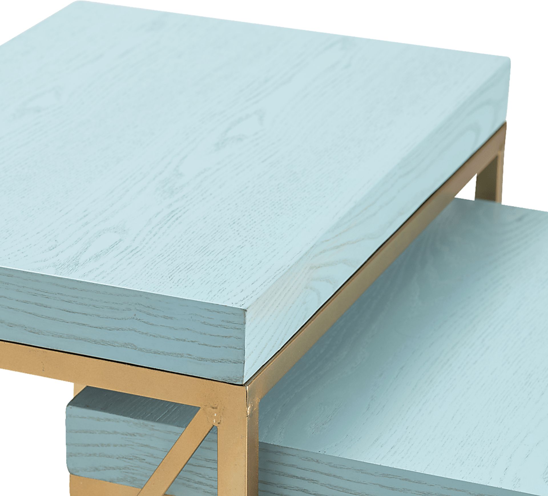 Ladurl Blue Nesting Tables, Set of 2 - Image 4