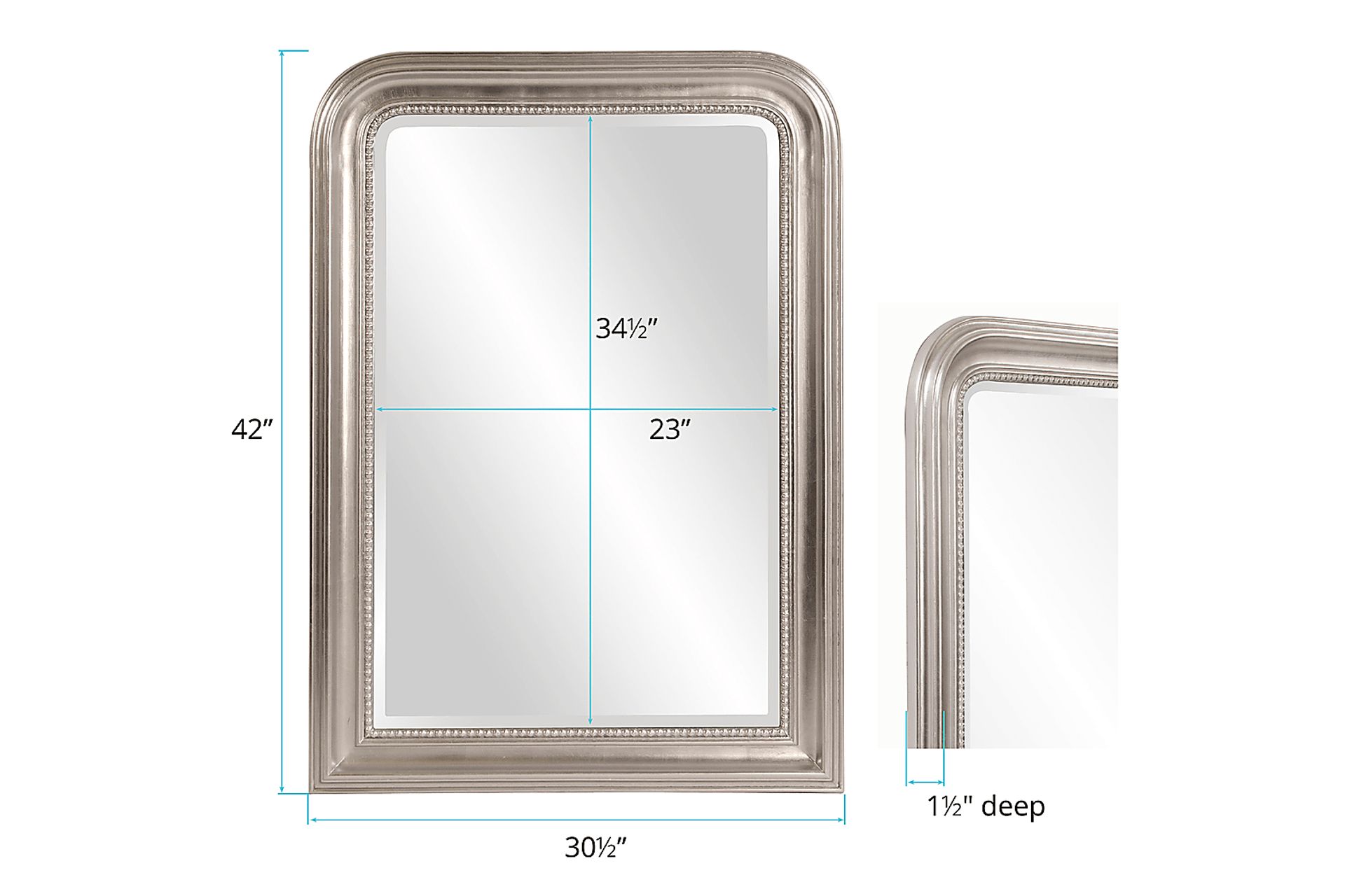 Laelia Silver Mirror - Image 2