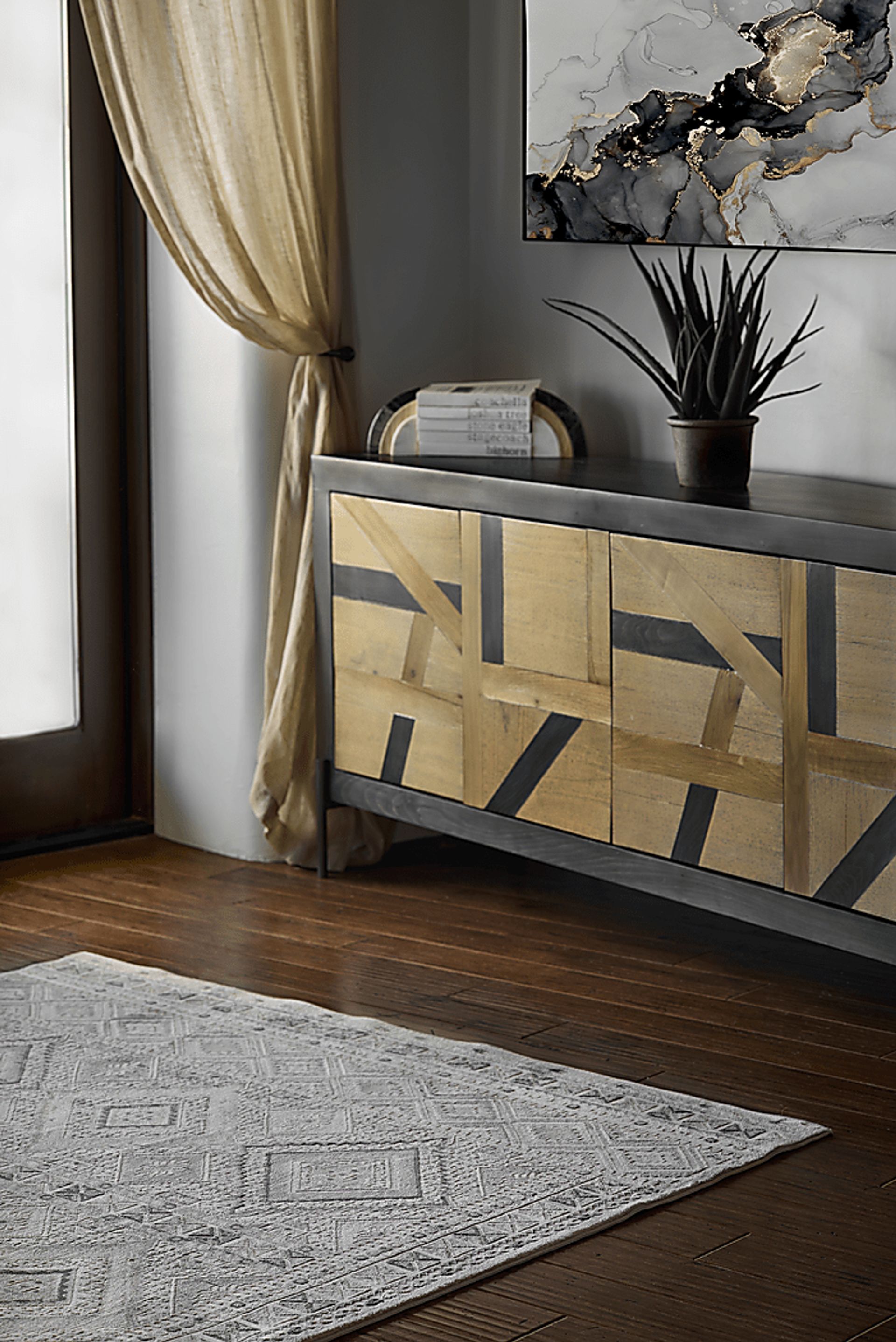 Laene Off-White 3'10 x 5'7 Rug - Image 3