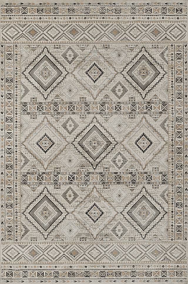 Laene Off-White 3'10 x 5'7 Rug - Thumbnail - Image 1