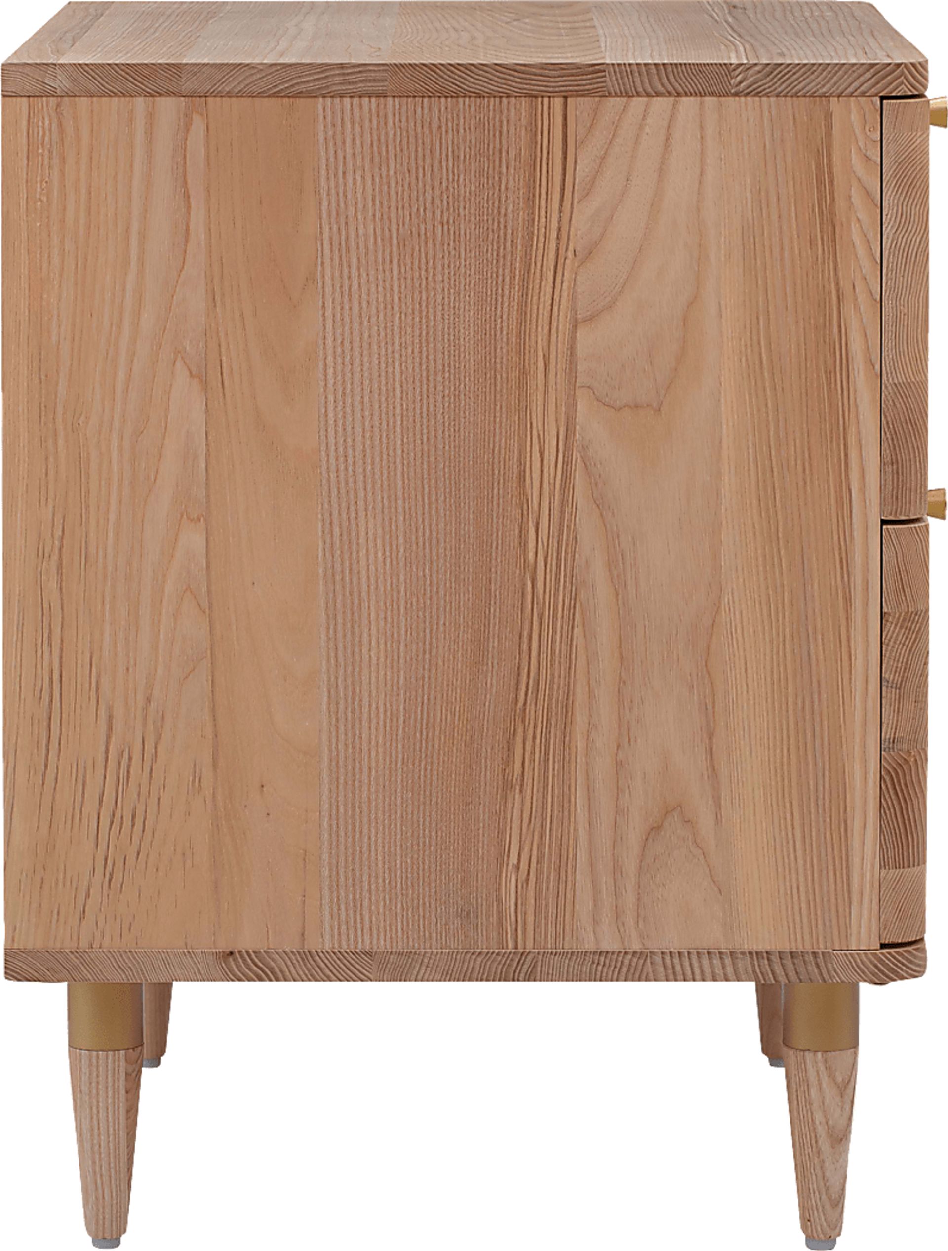 Laertes Light Wood Fruitwood Brown Nightstand | Rooms to Go