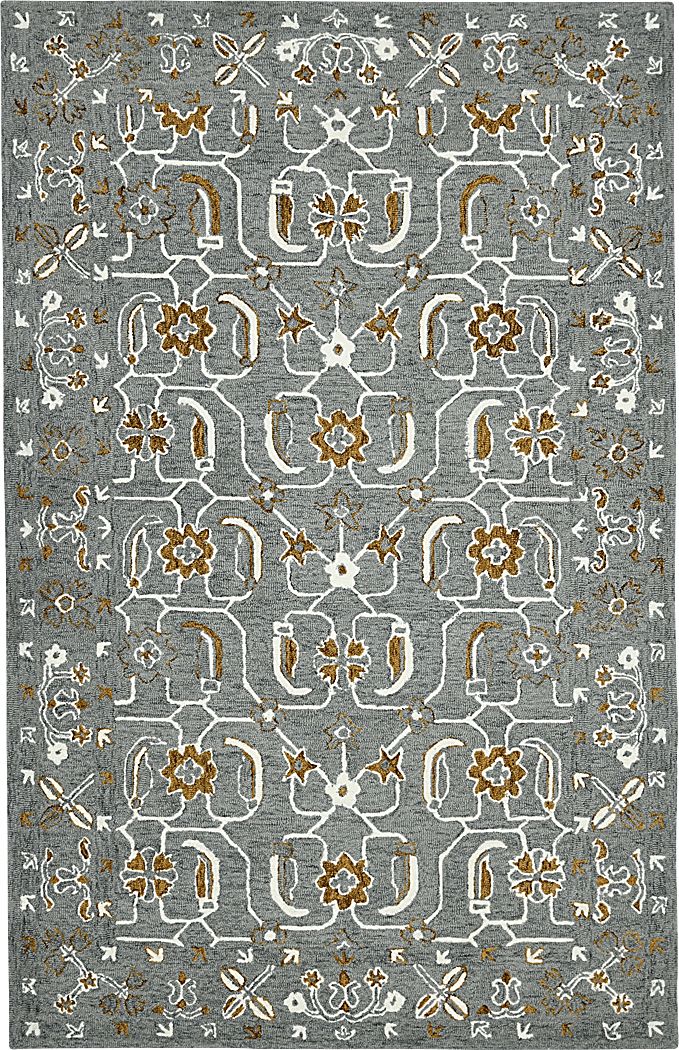 Laeti Gray 8' x 10' Rug