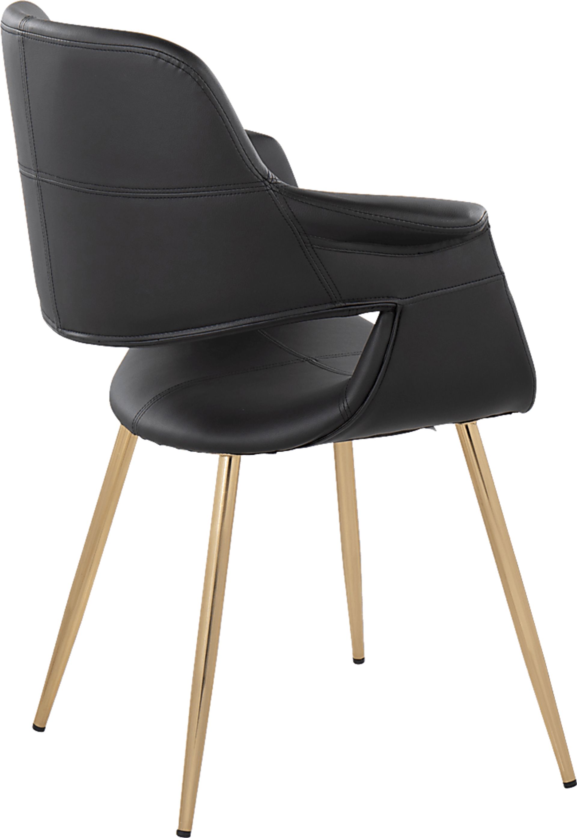 Lafanette I Black Arm Chair, Set of 2 - Image 5