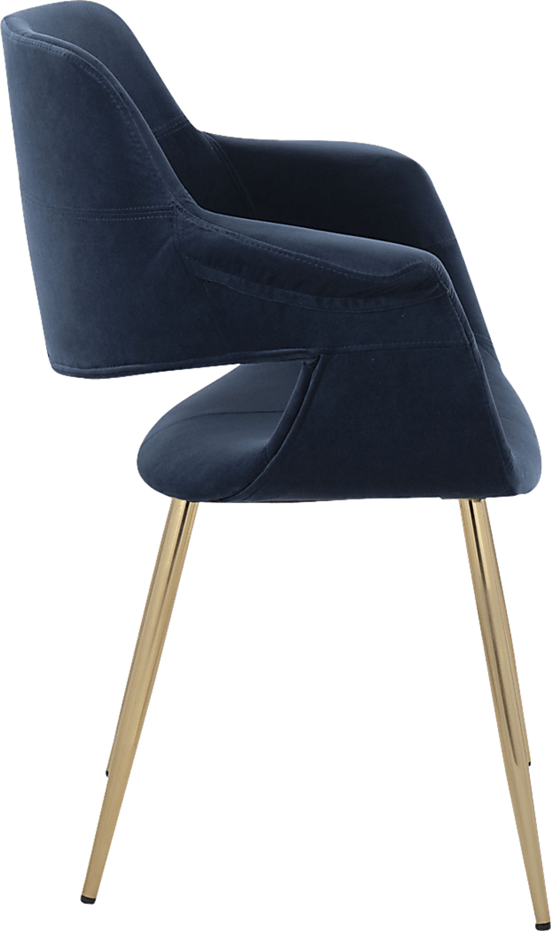 Lafanette I Blue Arm Chair, Set of 2 - Image 5