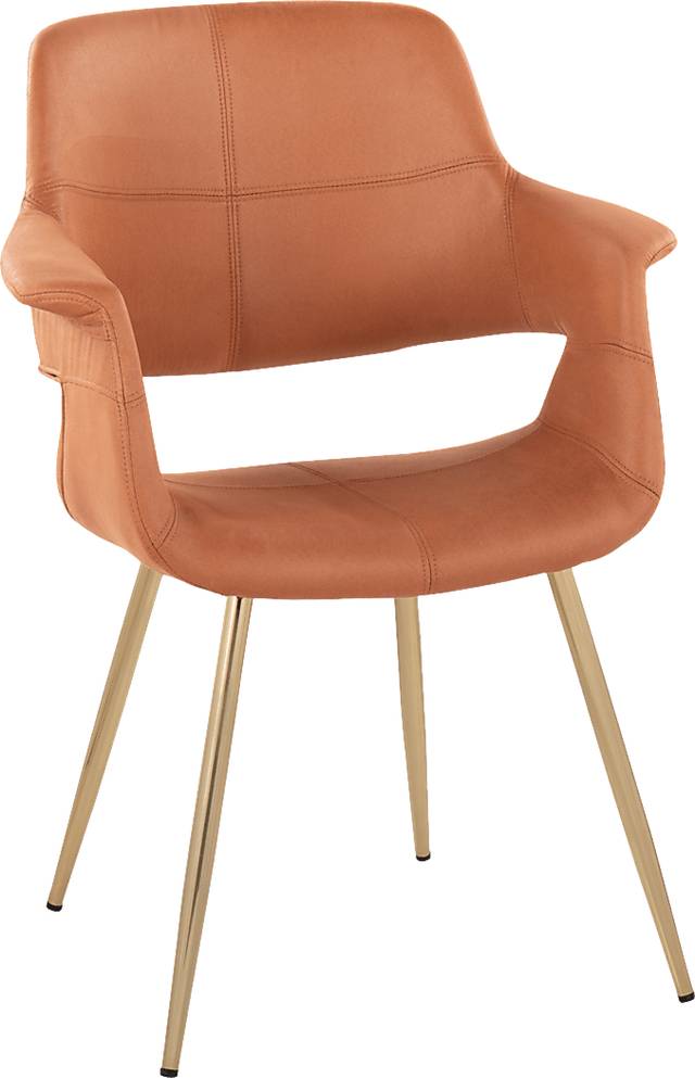 Lafanette I Camel Arm Chair, Set of 2 - Thumbnail - Image 4