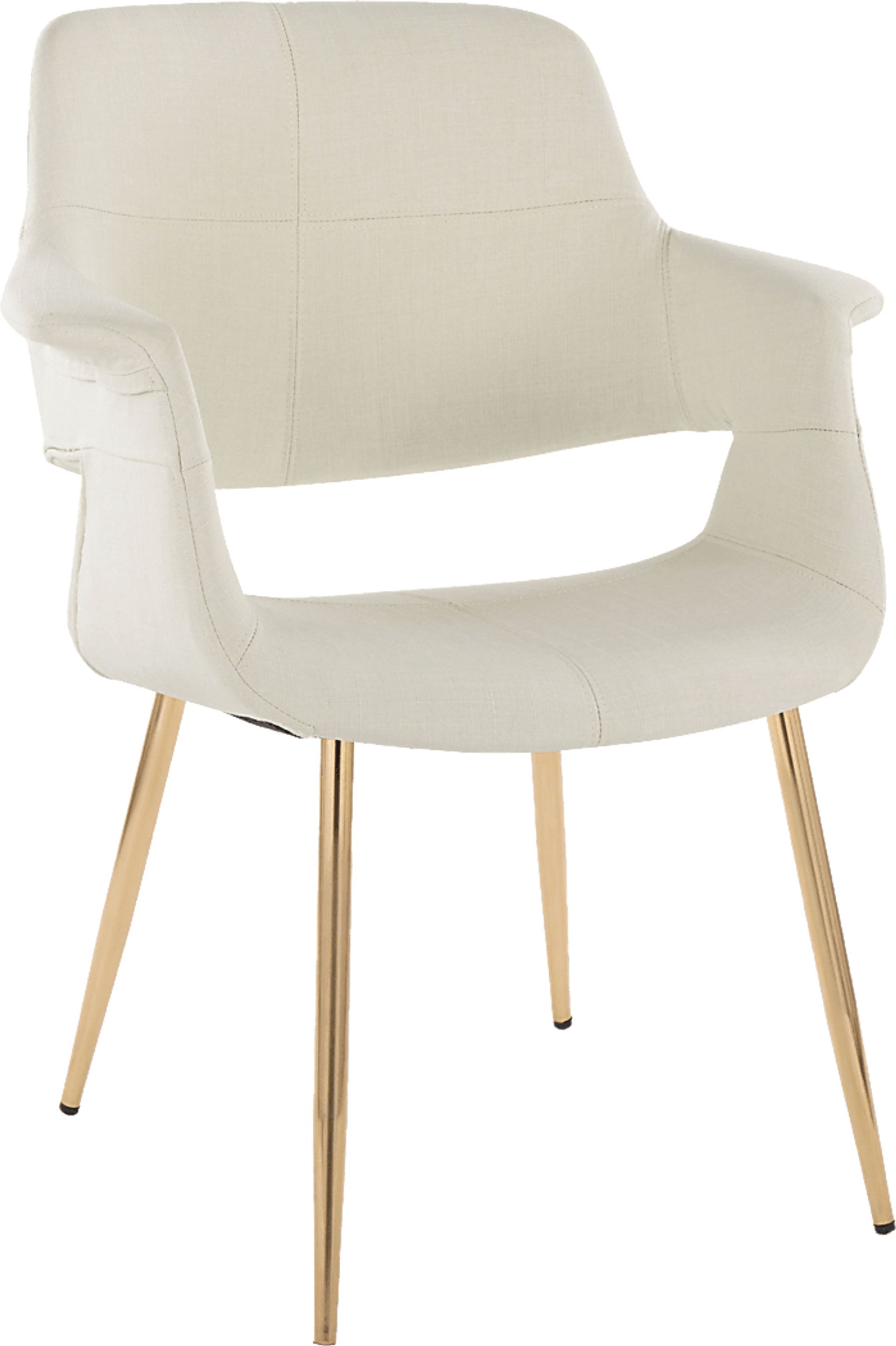 Lafanette I Cream Arm Chair, Set of 2 - Image 2